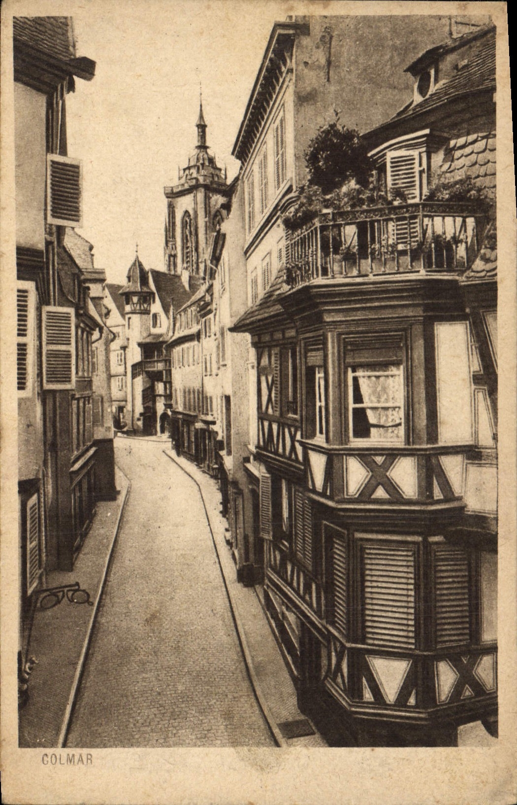 CPA Colmar Rue des Marchands 