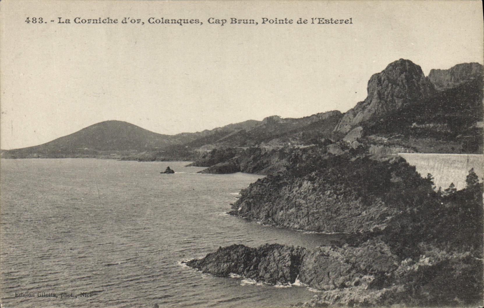 CPA La Corniche d'Or Colanques Cap Brun Pointe de l'Esterel