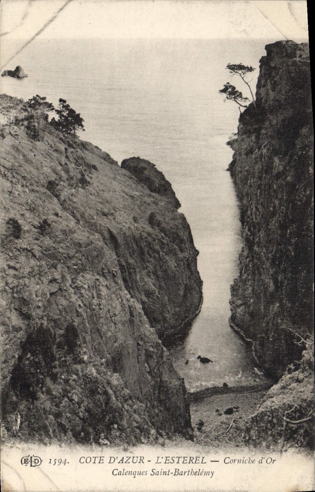 CPA Cote d'Azur L'Esterel Corniche d'Or Calenques Saint Barthelemy