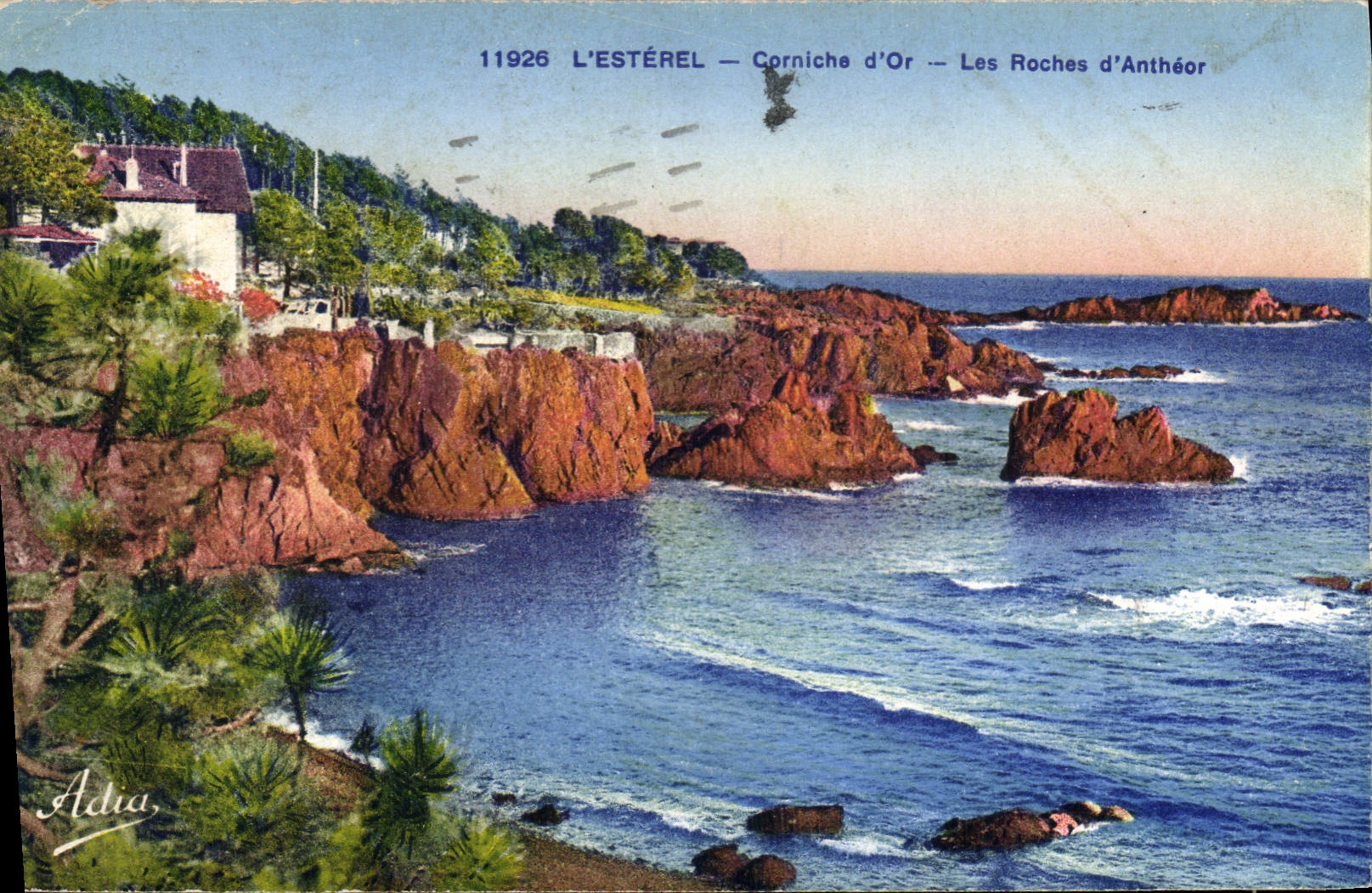 CPA L'Esterel Corniche d'Or Les Roches d'Antheor