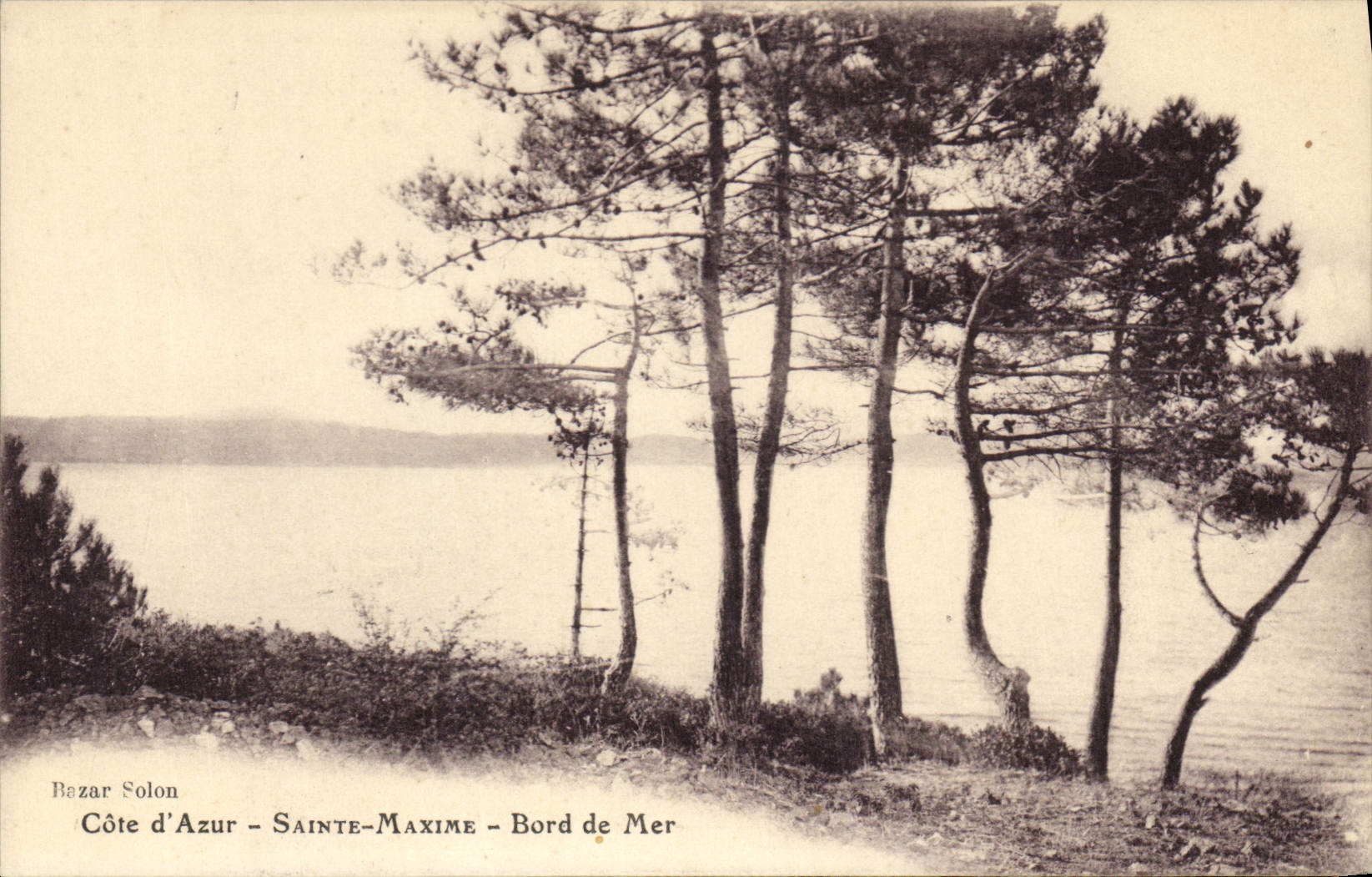 CPA Cote d'Azur Sainte Maxime Bord de Mer