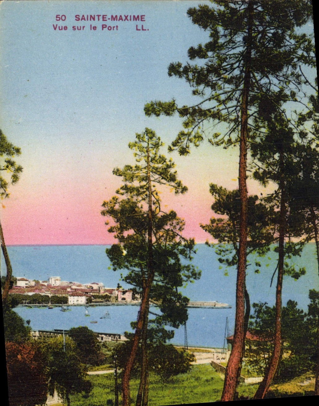 CPA Sainte Maxime Vue sur le Port 