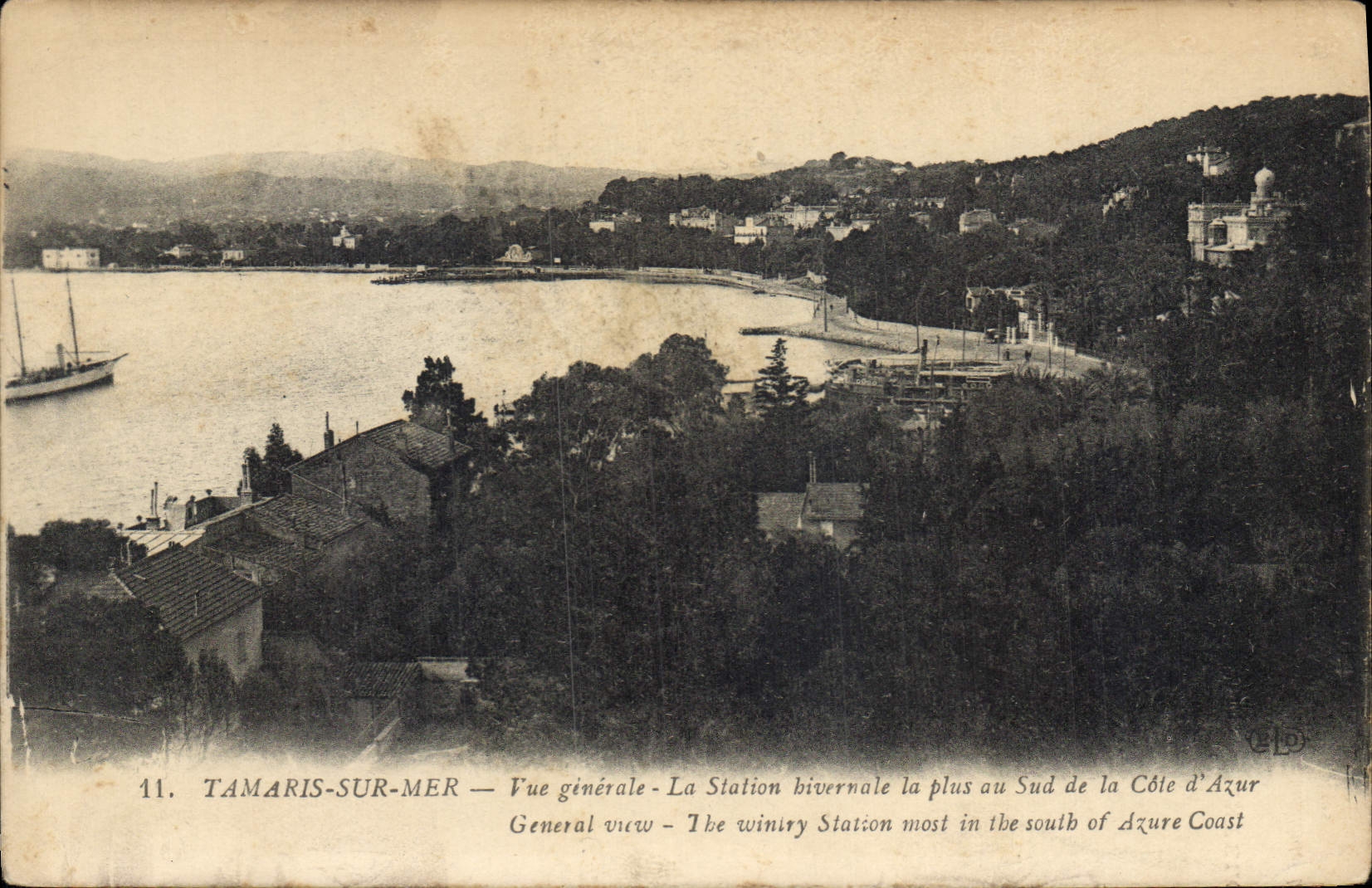 CPA Tamaris sur Mer Vue generale La Station hivernale la plus au Sud de la Cote d'Azur