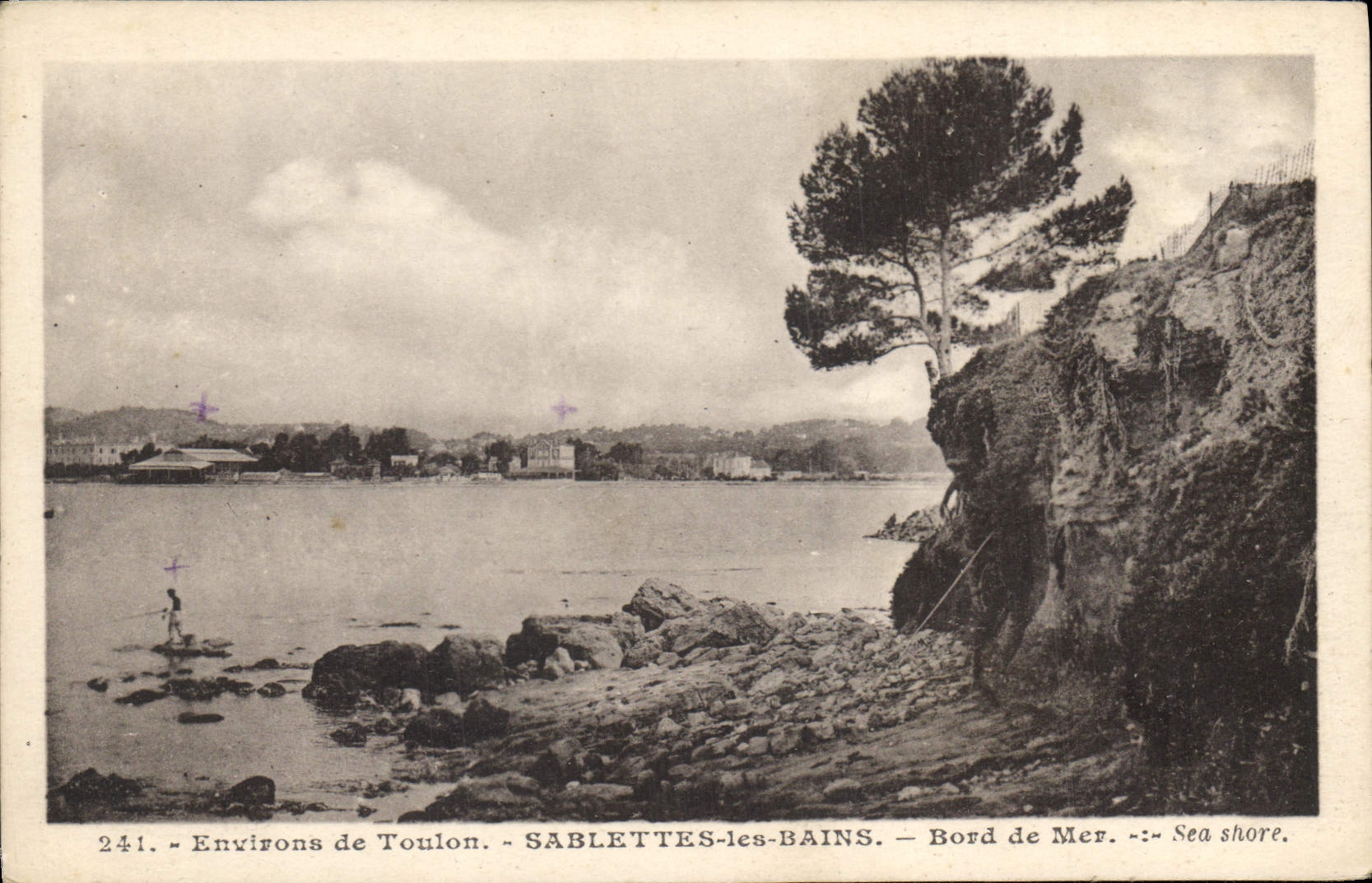 CPA Environs de Toulon Sablettes les Bains Bord de Mer 