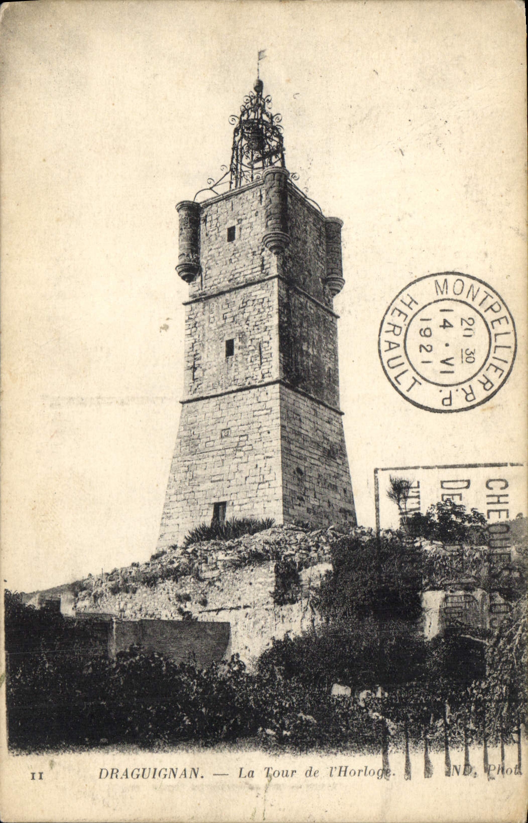 CPA Draguignan La Tour de l'Horloge 