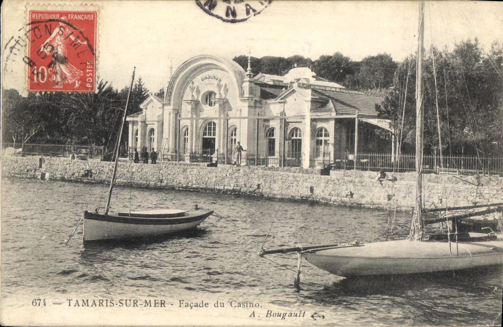 CPA Tamaris sur Mer Facade du Casino 