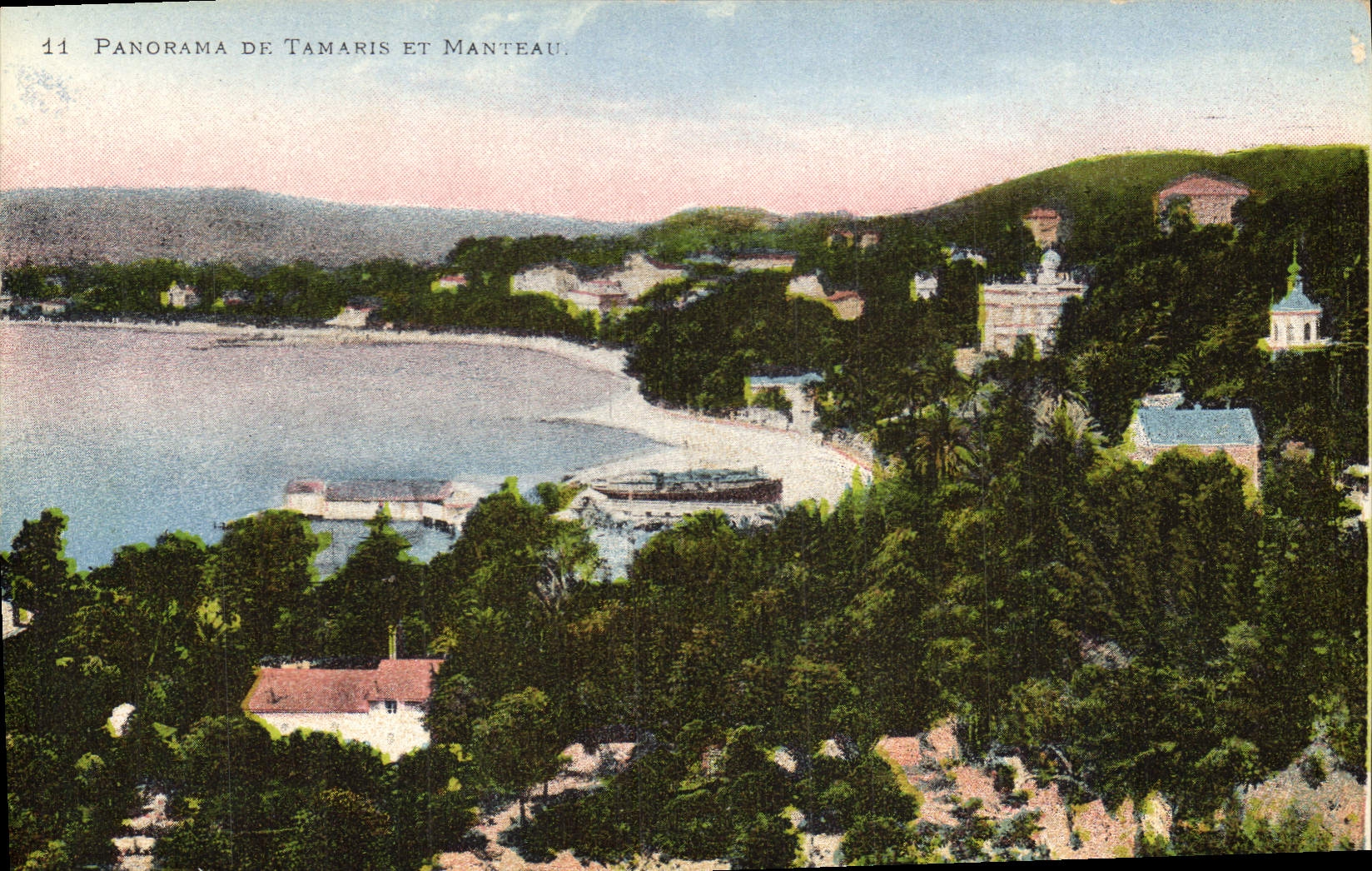 CPA Panorama de Tamaris et Manteau 