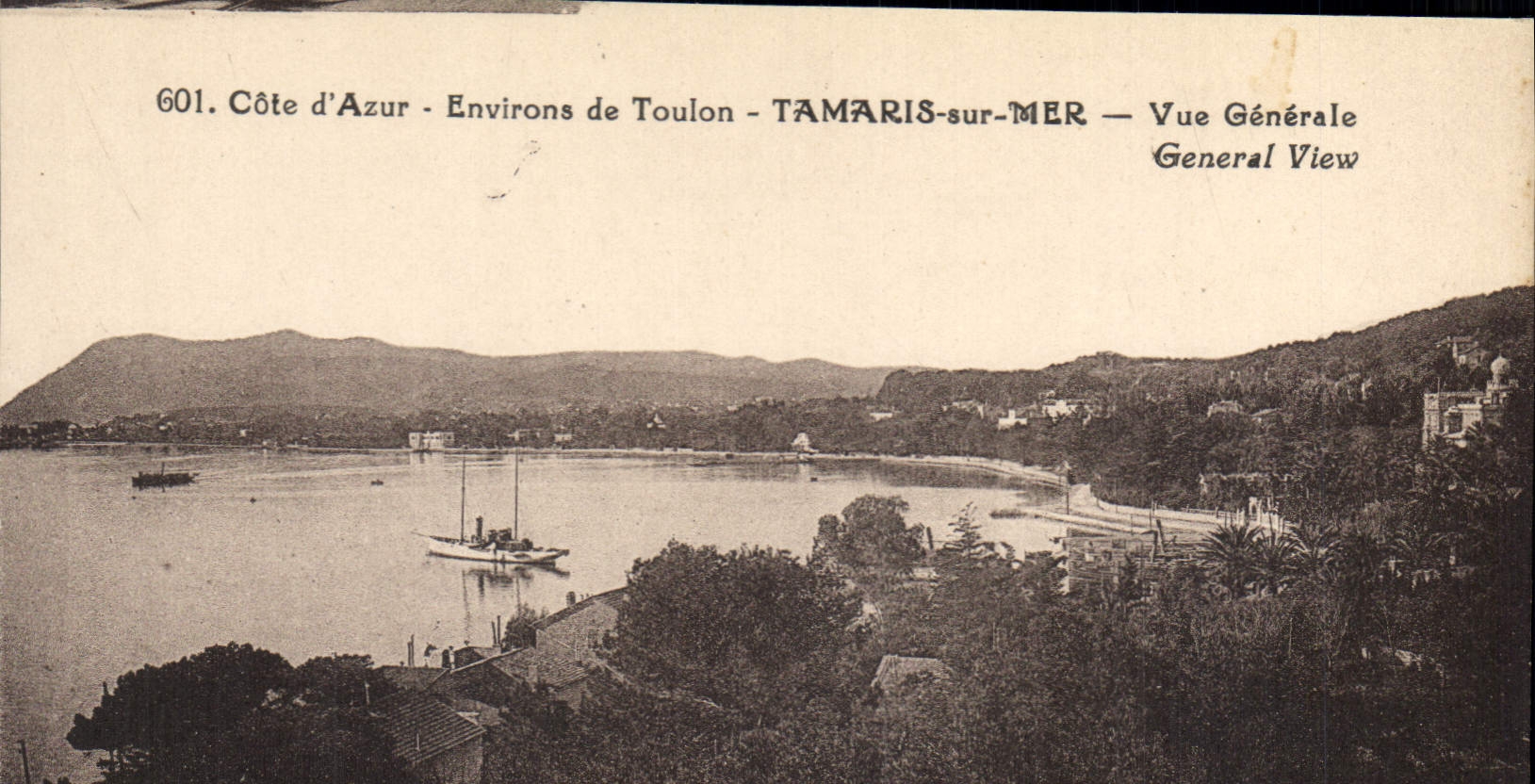 CPA Cote d'Azur Environs de Toulon Tamaris sur Mer Vue Generale
