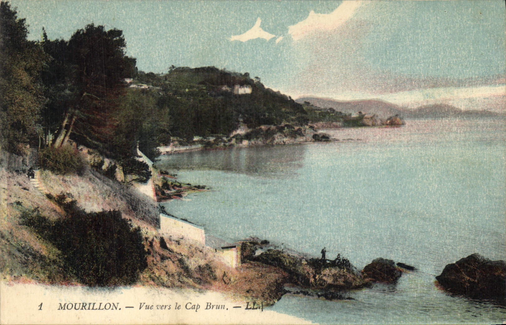 CPA Mourillon Vue vers le Cap Brun 