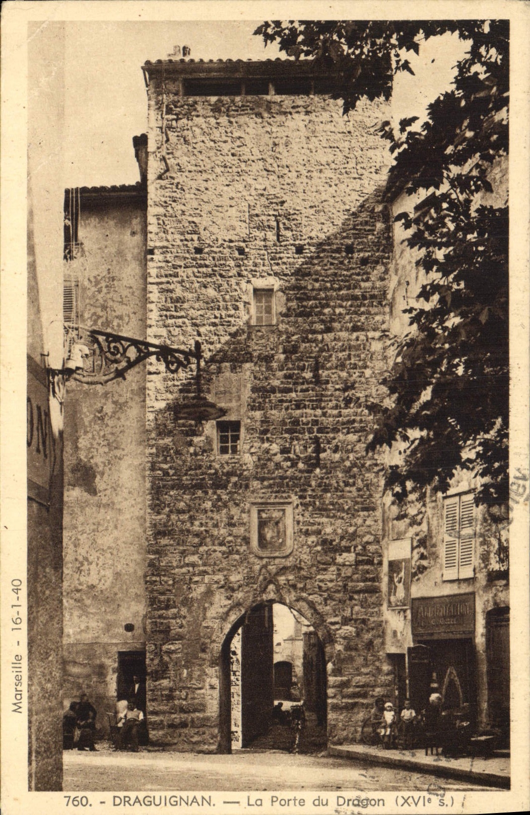 CPA Draguignan La Porte du Dragon XVI s