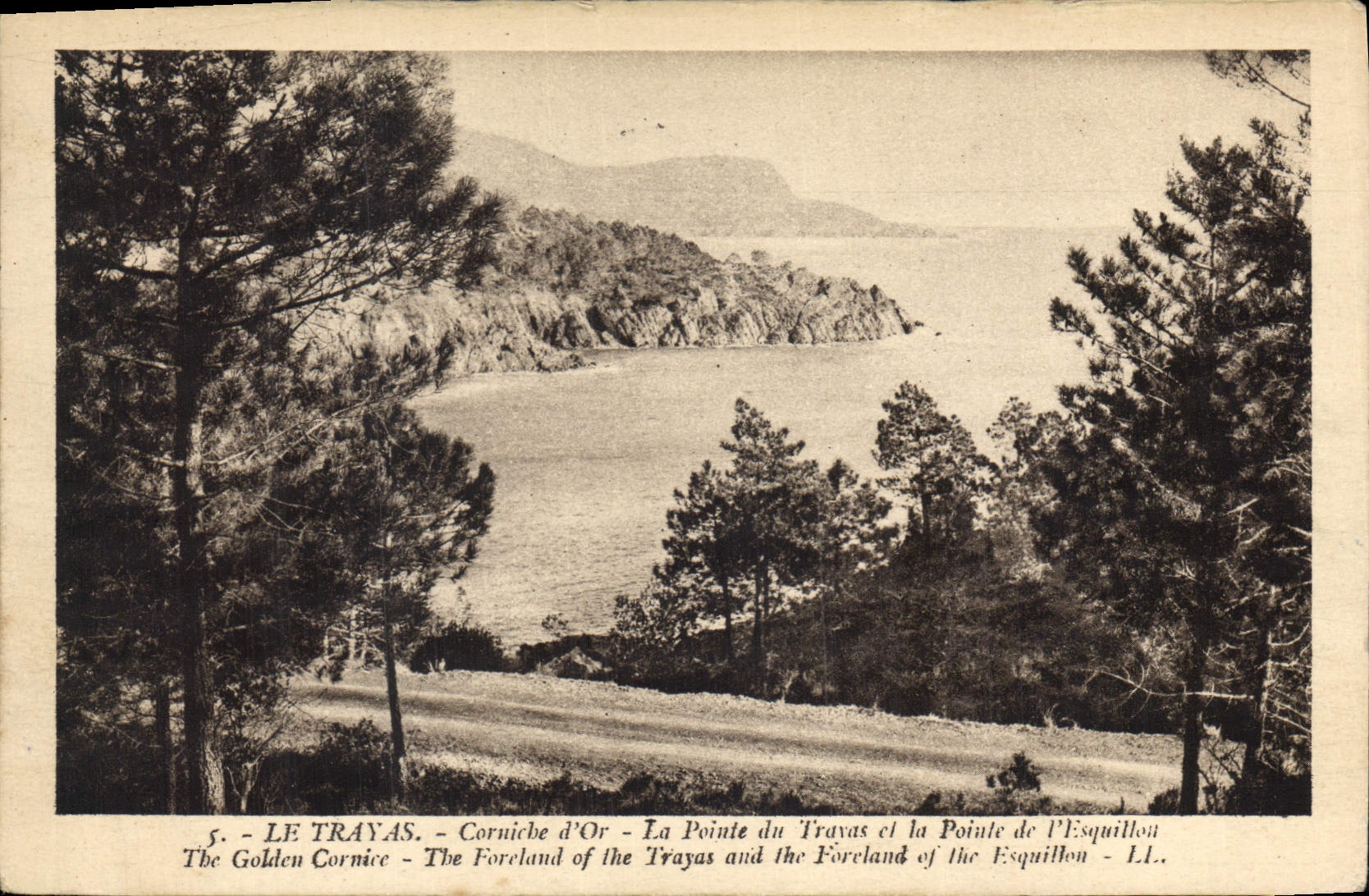 CPA Le Trayas Corniche d'Or La Pointe du Trayas et la Pointe de l'Esquillon 