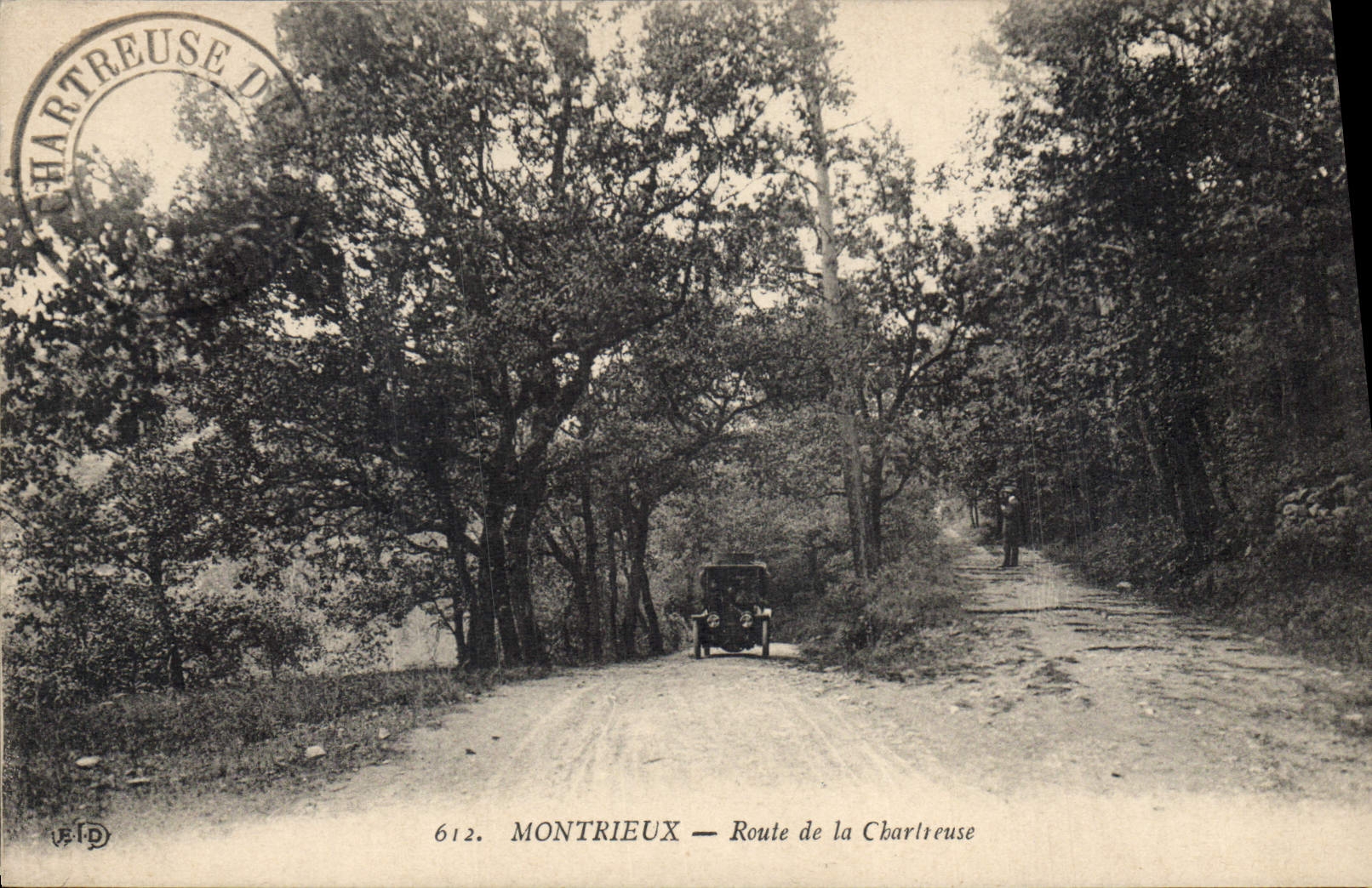 CPA Montrieux Route de la Chartreuse 