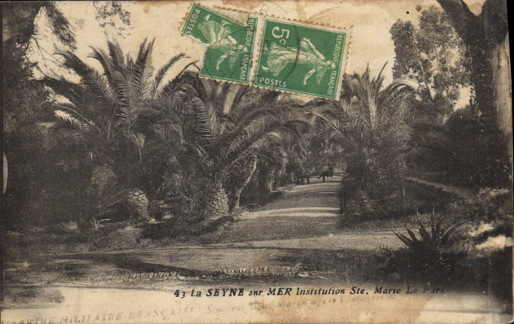 CPA La Seyne sur Mer Institution Ste Marie le Parc