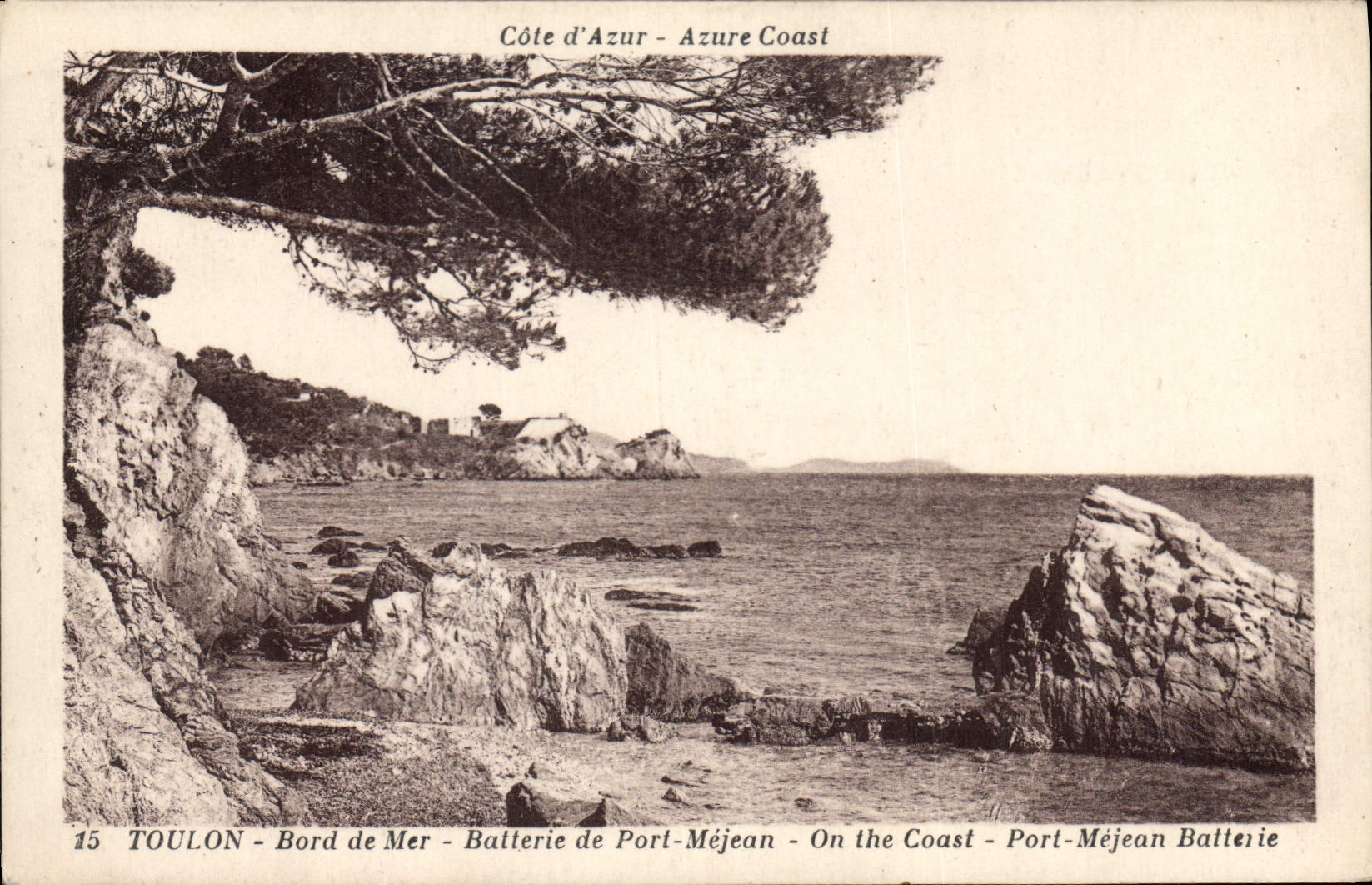 CPA Toulon Bord de Mer Batterie de Port Mejean 