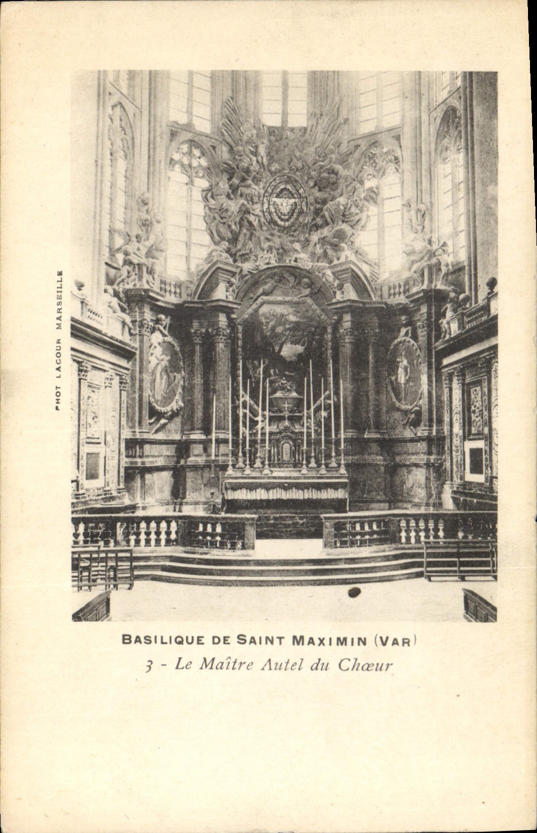 CPA Basilique de Saint Maximin Var Le Maitre Autel du Choeur 