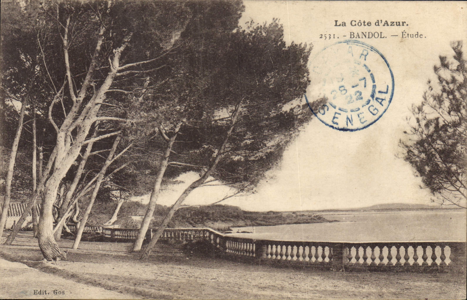 CPA La Cote d'Azur Bandol Etude