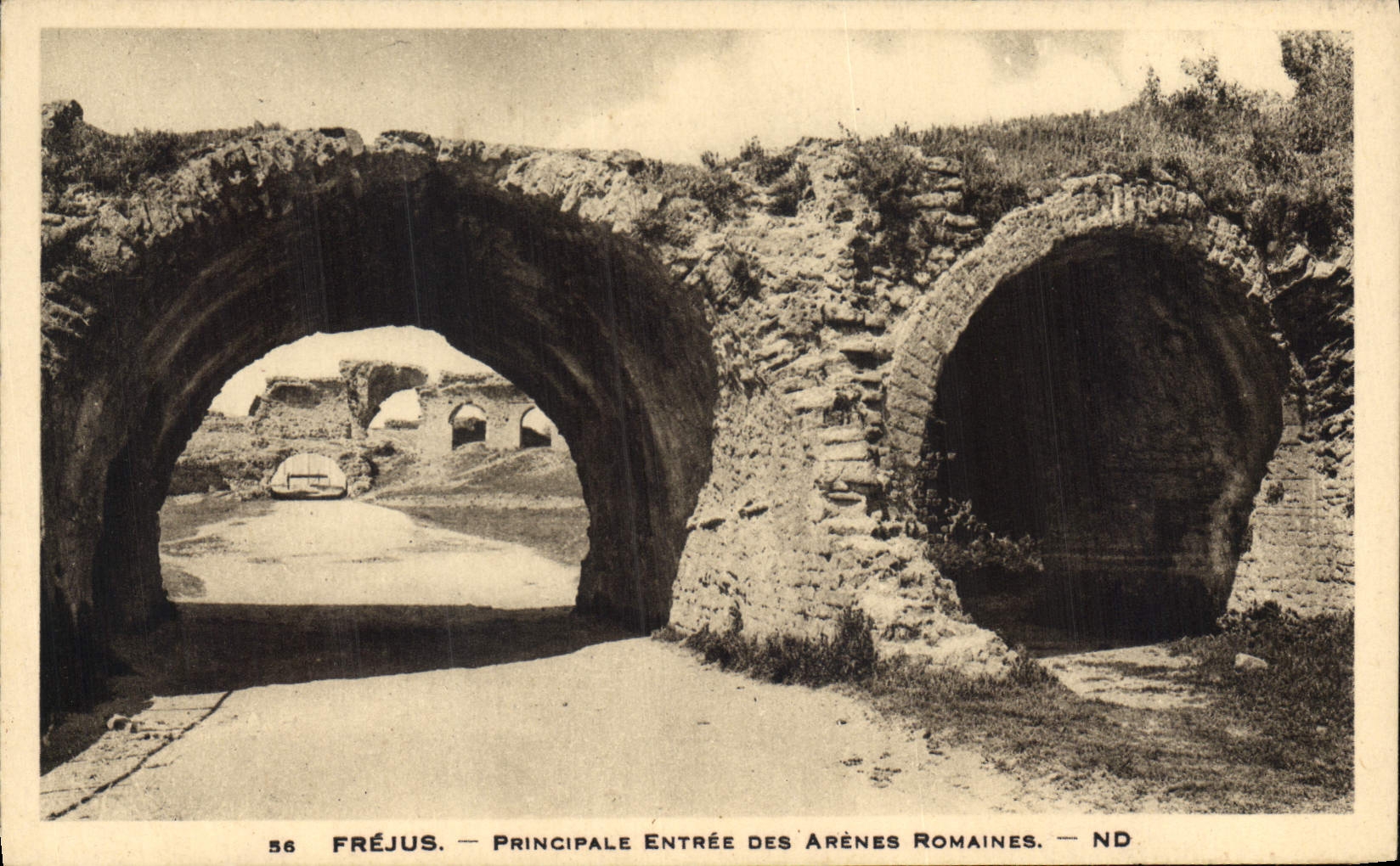 CPA Frejus Principale entree des Arenes Romaines