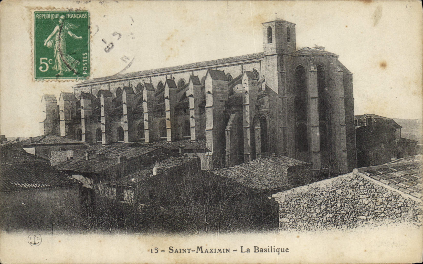 CPA Saint Maximin La Basilique 