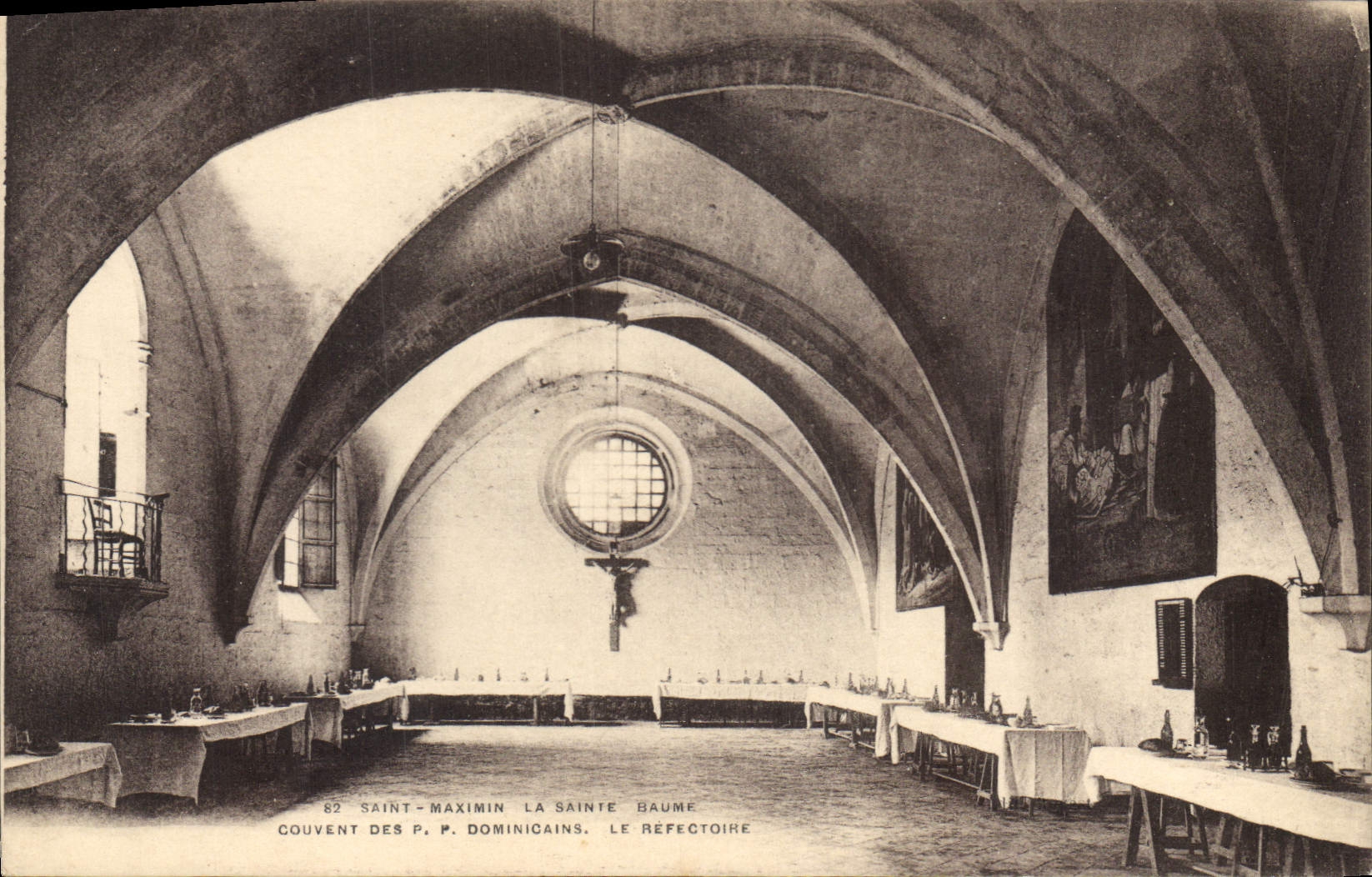 CPA Saint Maximin La Sainte Baume Couvent des PP Dominicains Le Refectoire 