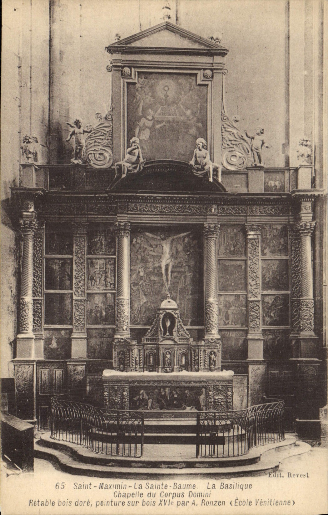 CPA Saint Maximin La Sainte Baume La Basilique Chapelle du Corpus Domini 