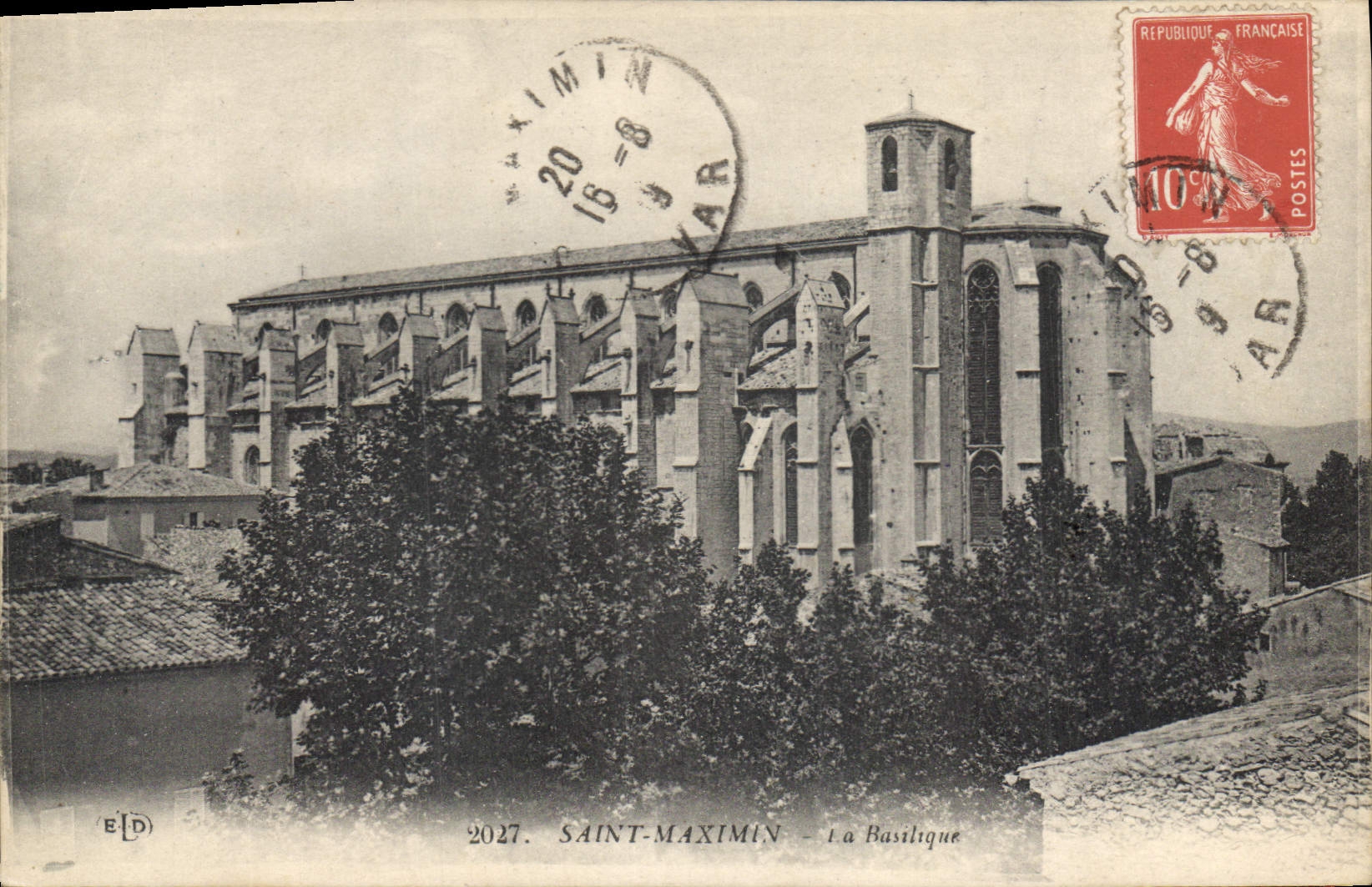 CPA Saint Maximin La Basilique 