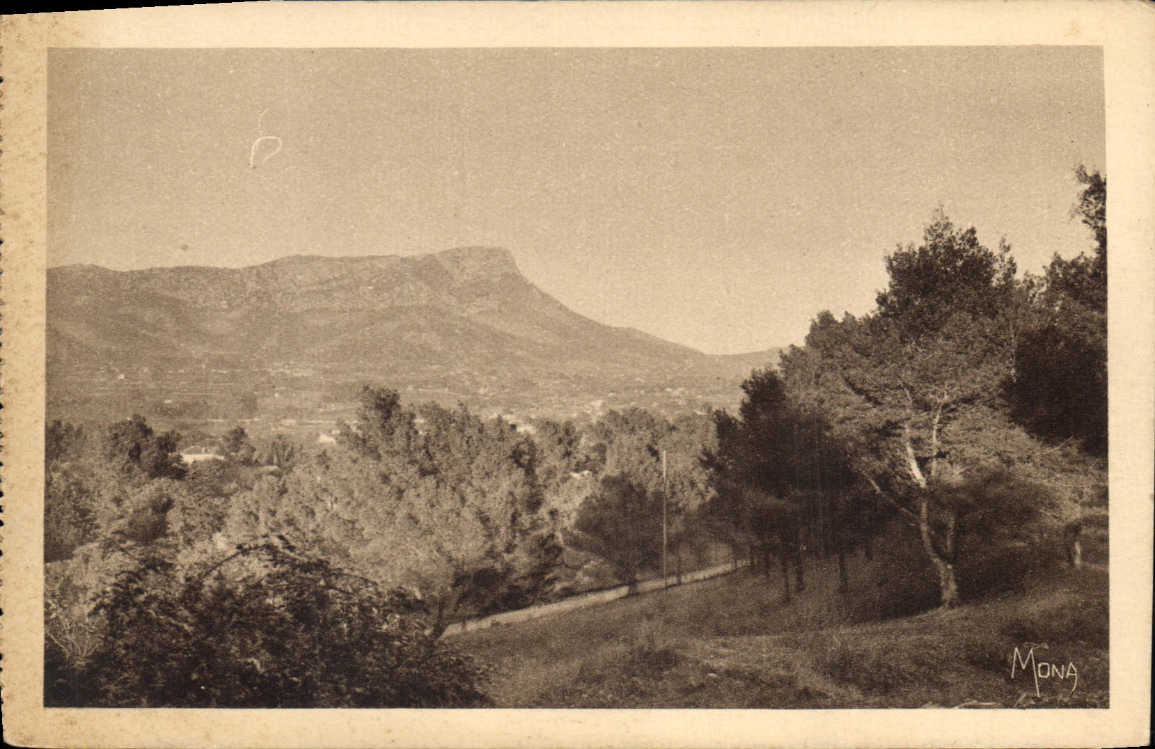 CPA Toulon Le Mont Coudon vue prise des hauteurs du Cap Brun 