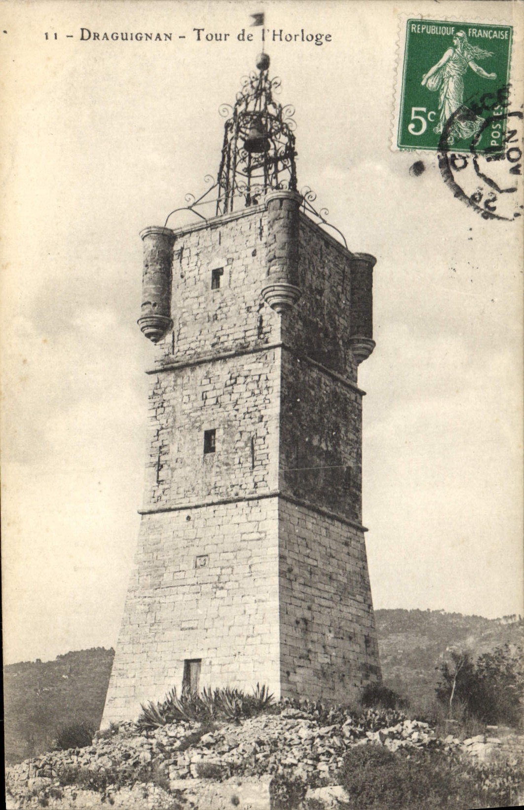 CPA Draguignan Tour d l'Horloge 