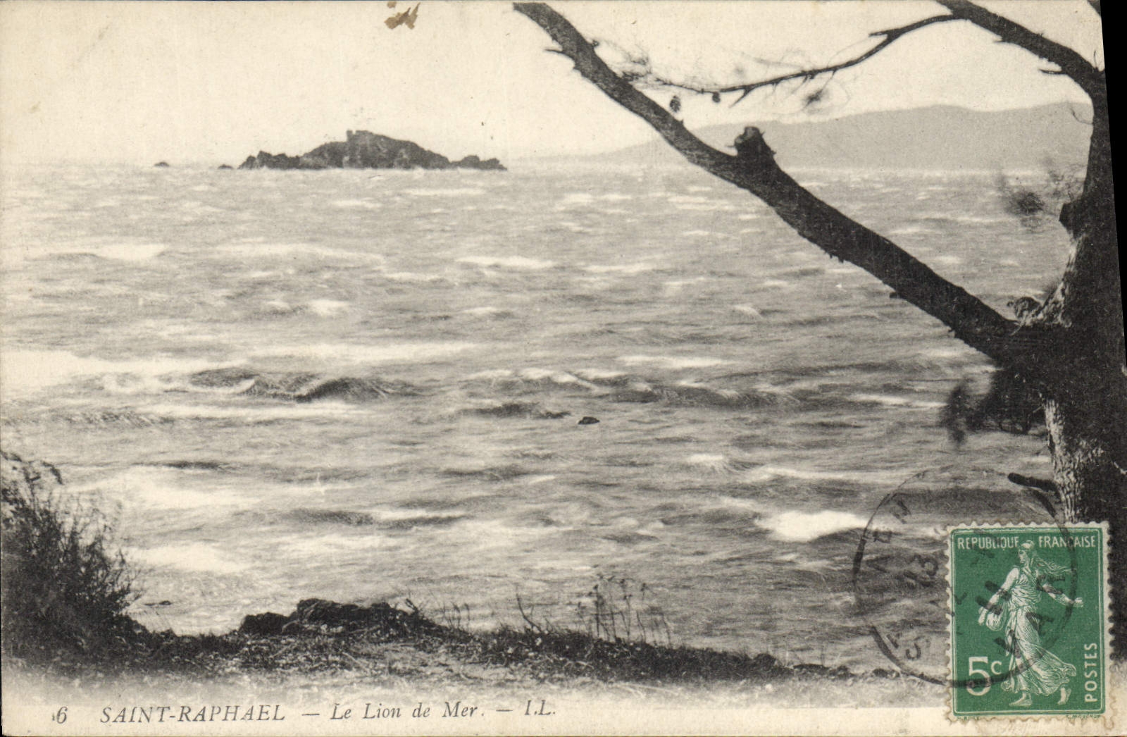 CPA Saint Raphael Le Lion de Mer 