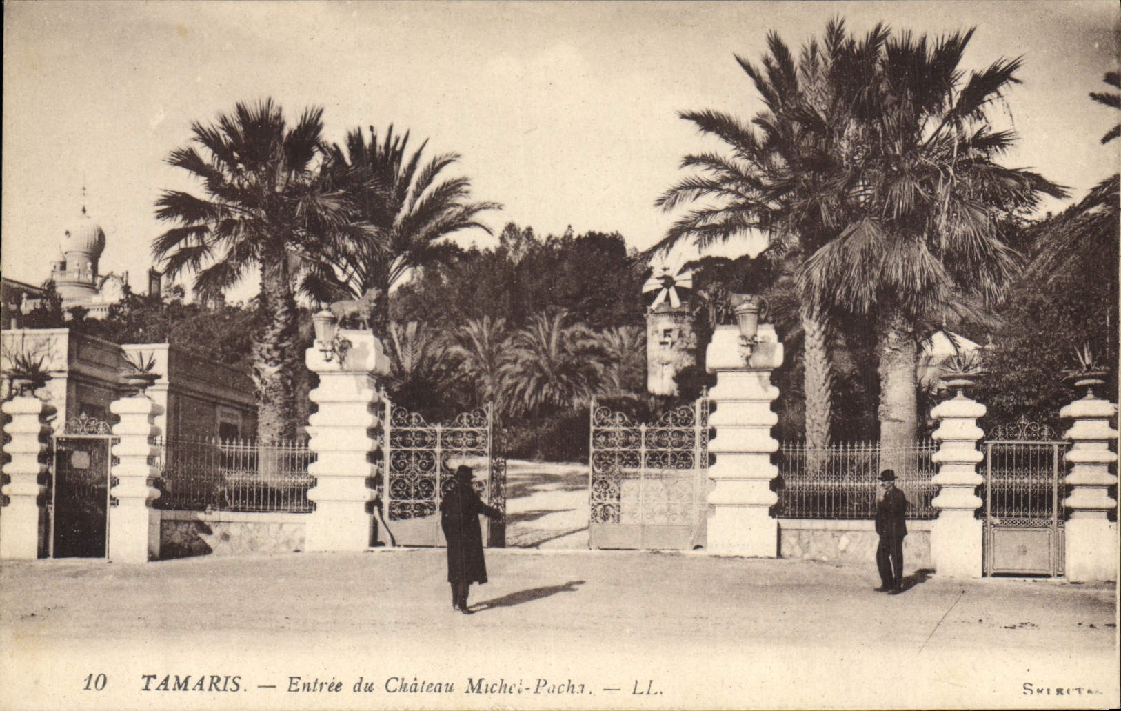 CPA Tamaris Entree du Chateau Michel Pacha