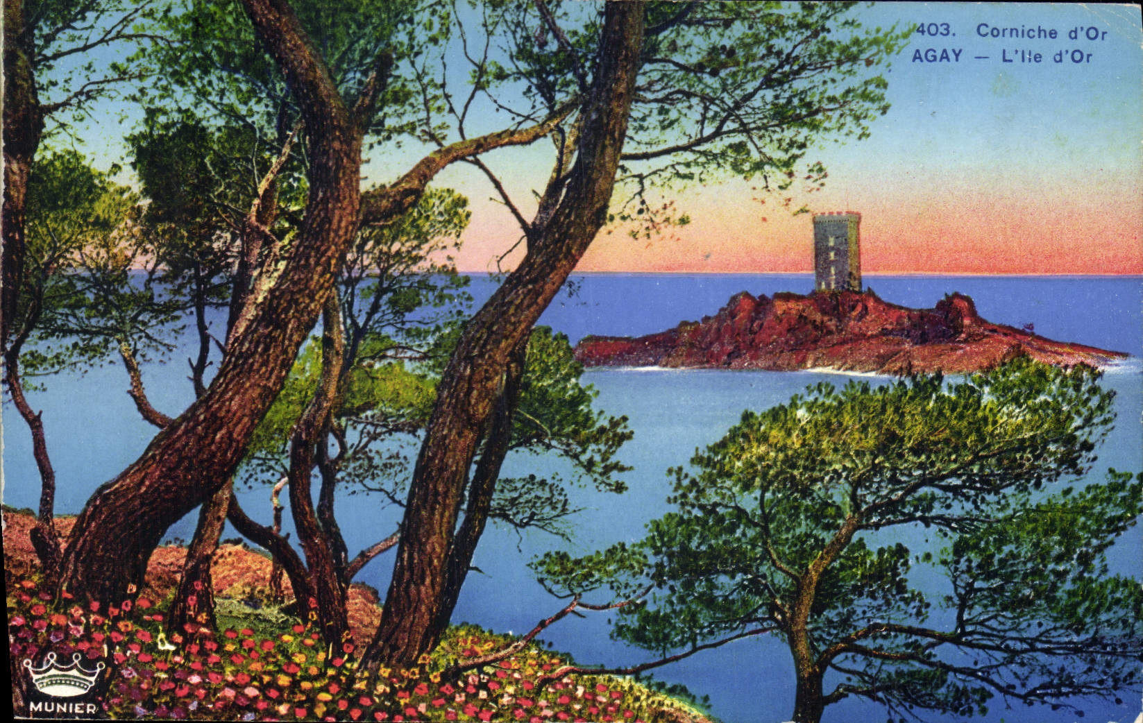 CPA Corniche d'Or Agay L'lle d'Or