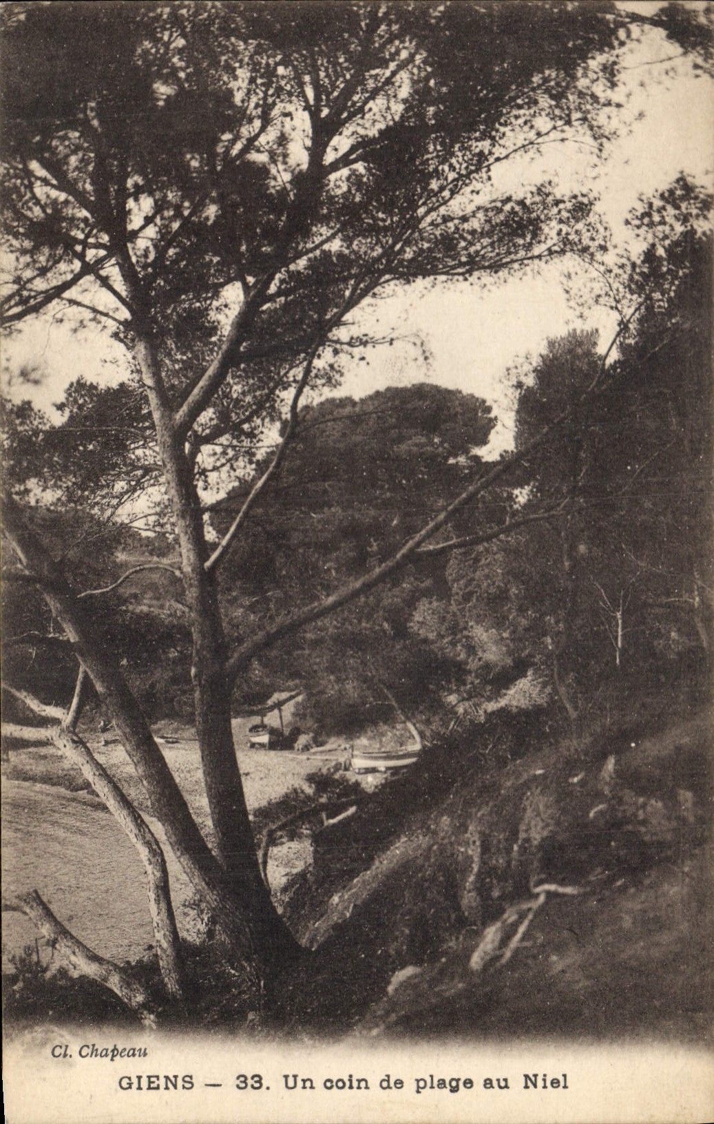 CPA Giens Un coin de plage au Niel 