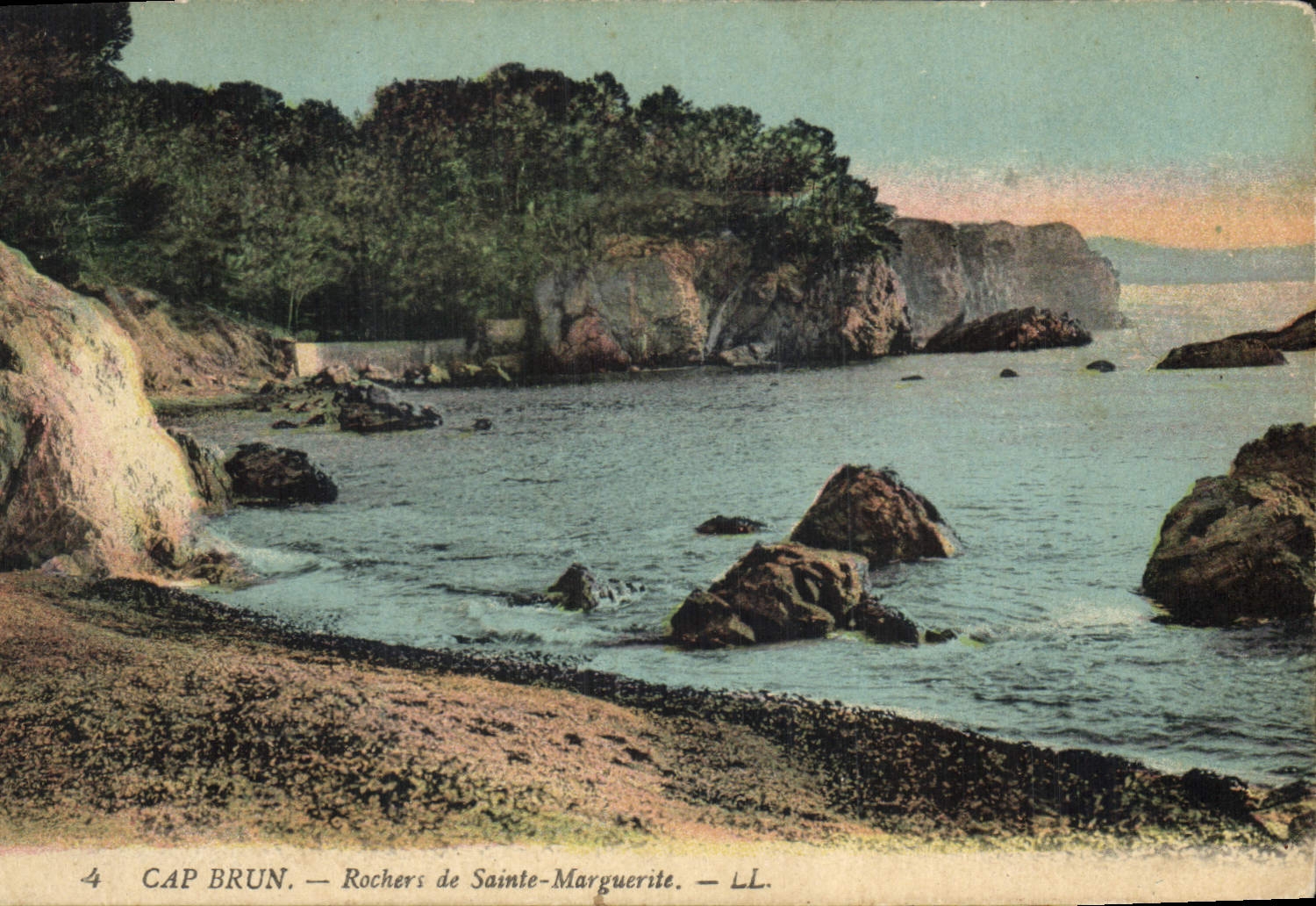 CPA Cap Brun Rocher de Sainte Marguerite 