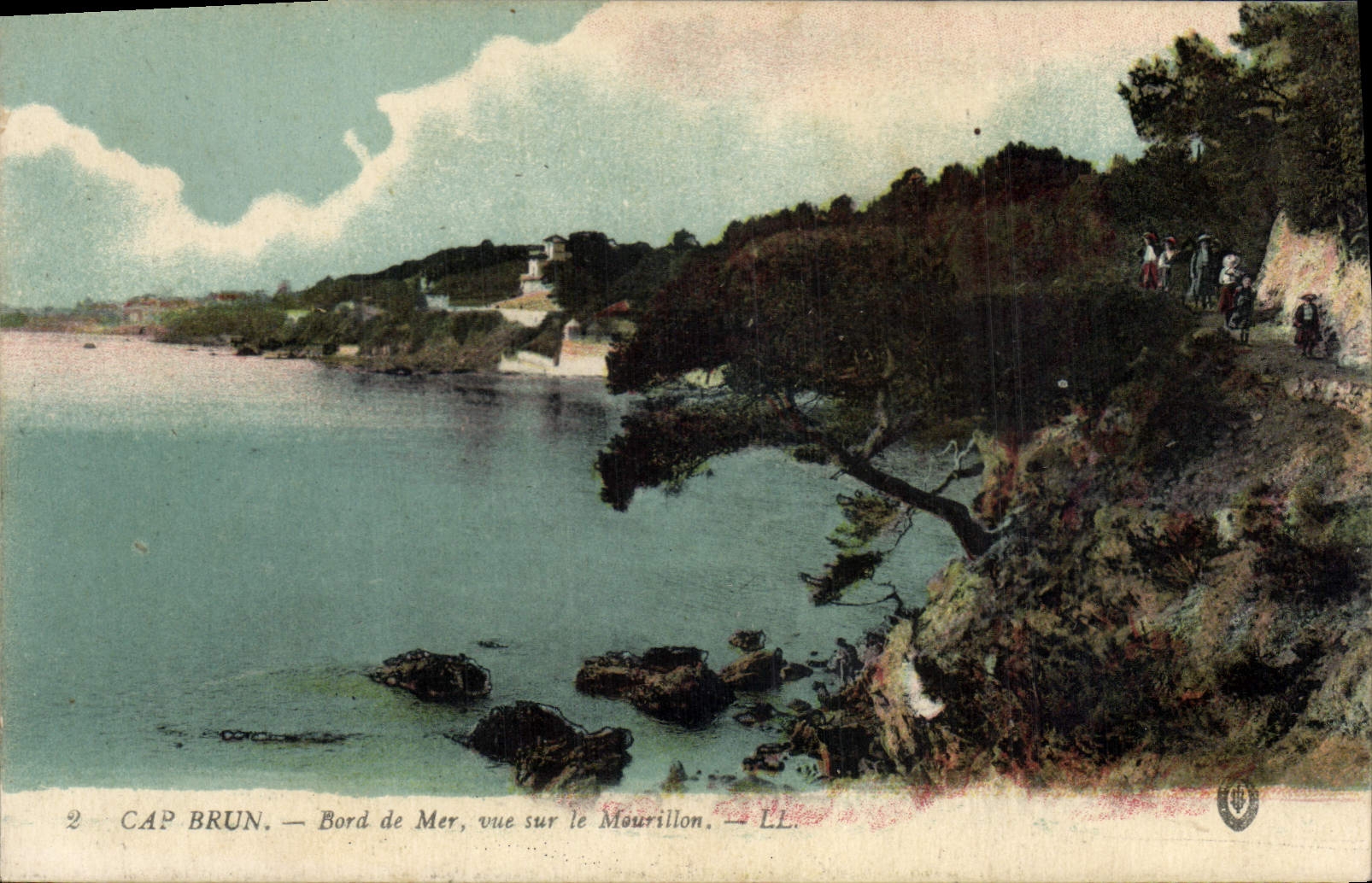 CPA Cap Brun Bord de Mer Vue sur le Mourillon 