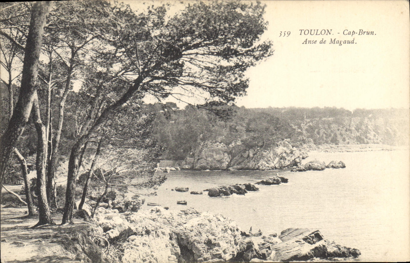 CPA Toulon Cap Brun Anse de Magaud 
