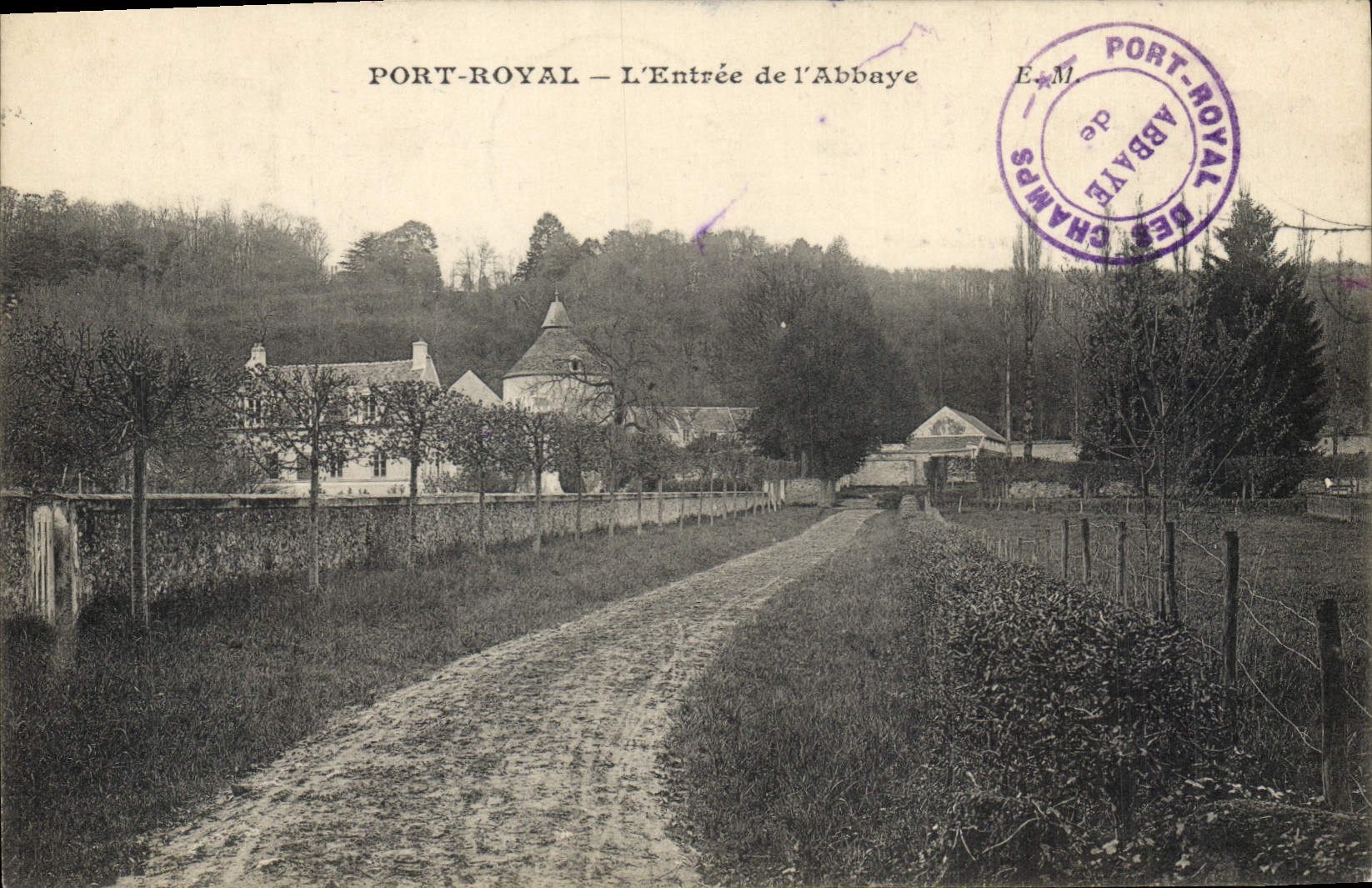 CPA Port Royal L'Entree de l'Abbaye 