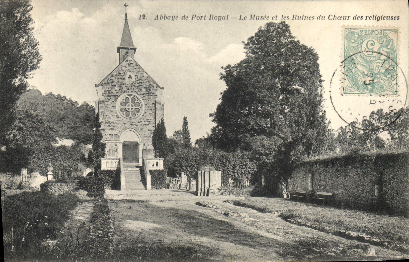 CPA Abbaye de Port Royal Le Musee et les Ruines du Choeur des religieuses