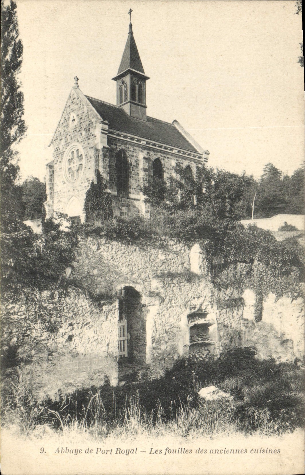 CPA Abbaye de Port Royal Les fouilles des anciennes cuisines