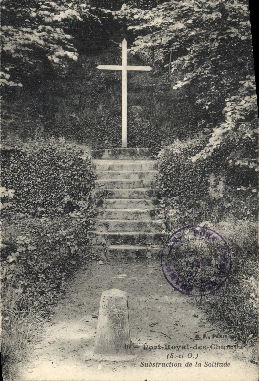 CPA Port Royal des Champs S et O Substruction de la Solitude