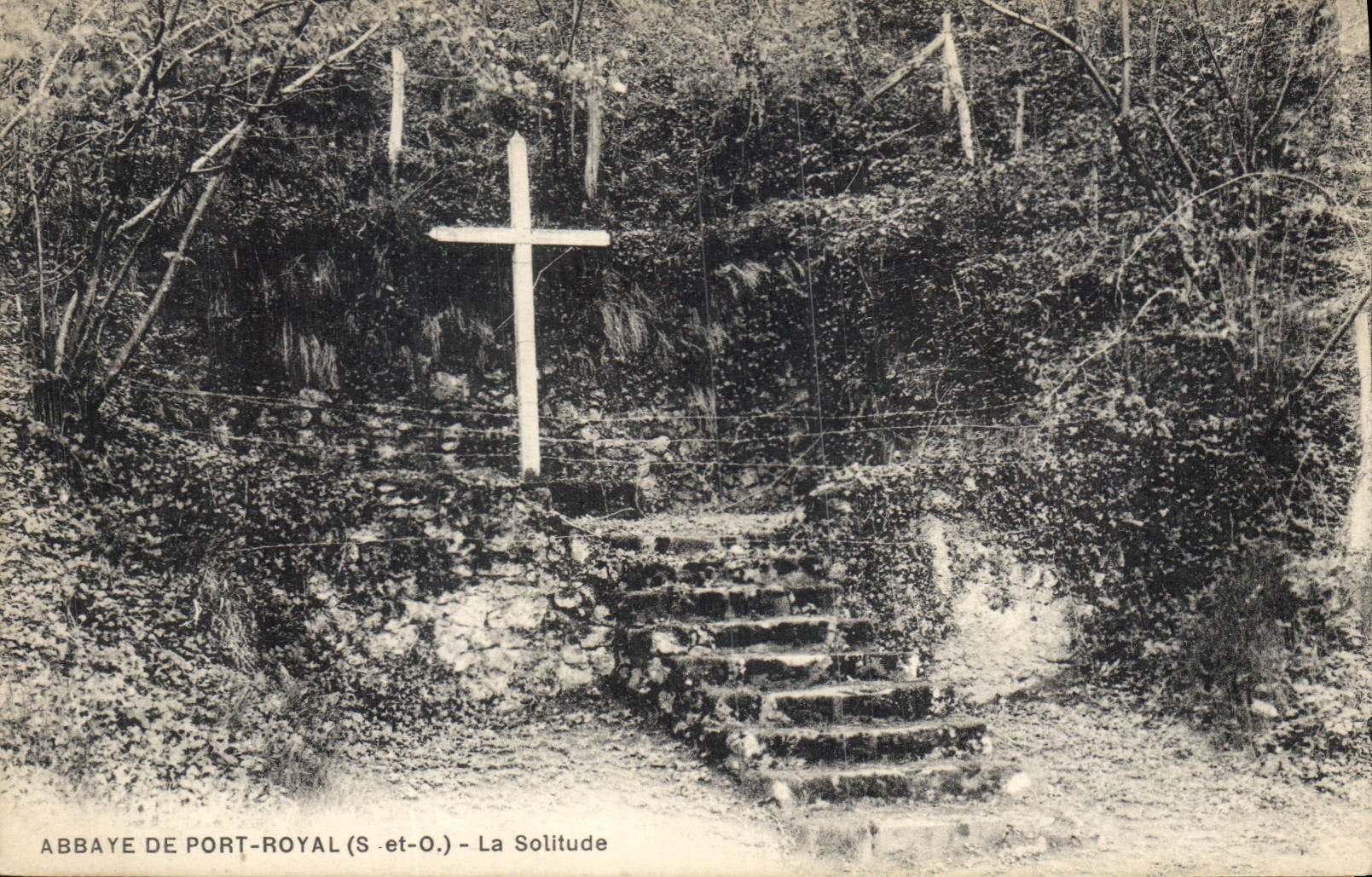 CPA Abbaye de Port Royal S et O La Solitude
