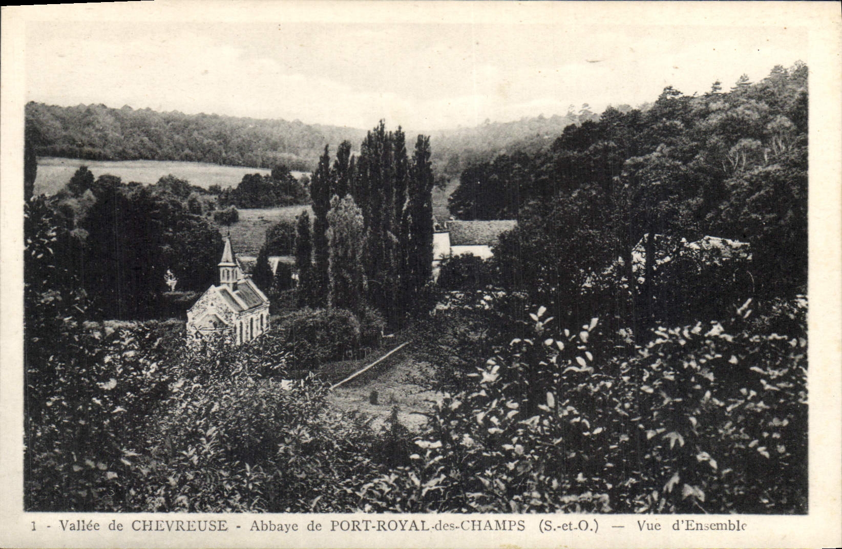 CPA Vallee de Chevreuse Abbaye de Port Royal des Champs S et O Vue d'ensemble