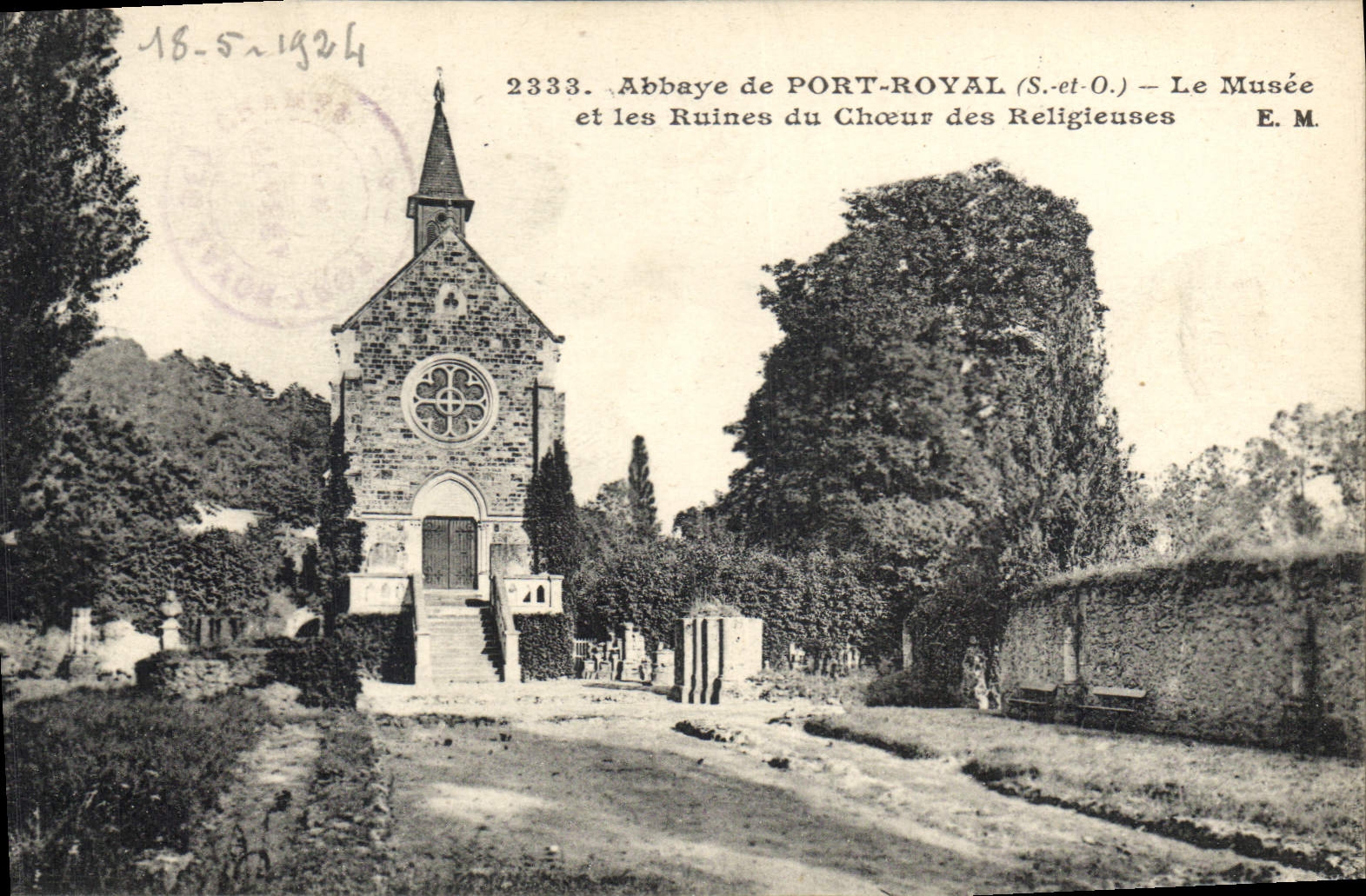 CPA Abbaye de Port Royal S et O Le Musee et les Ruines du Choeur des Religieuses