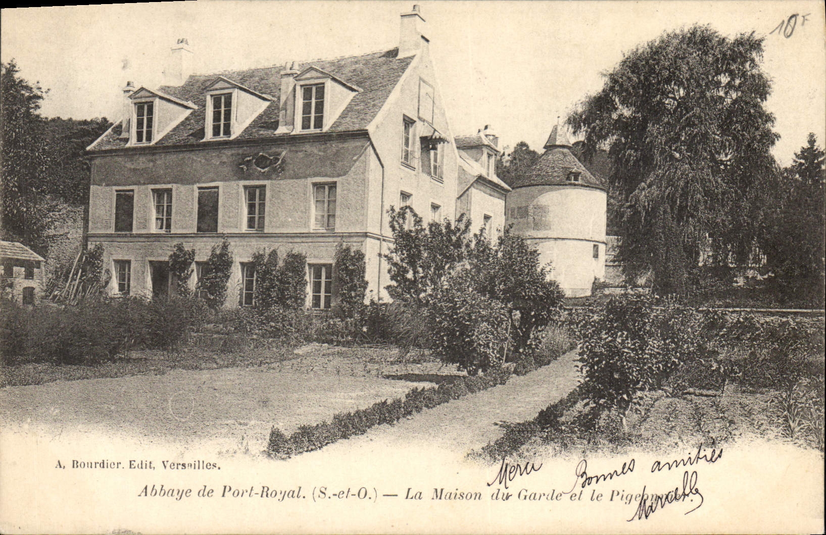 CPA Abbaye de Port Royal S et O La Maison du Garde et la Pigeon