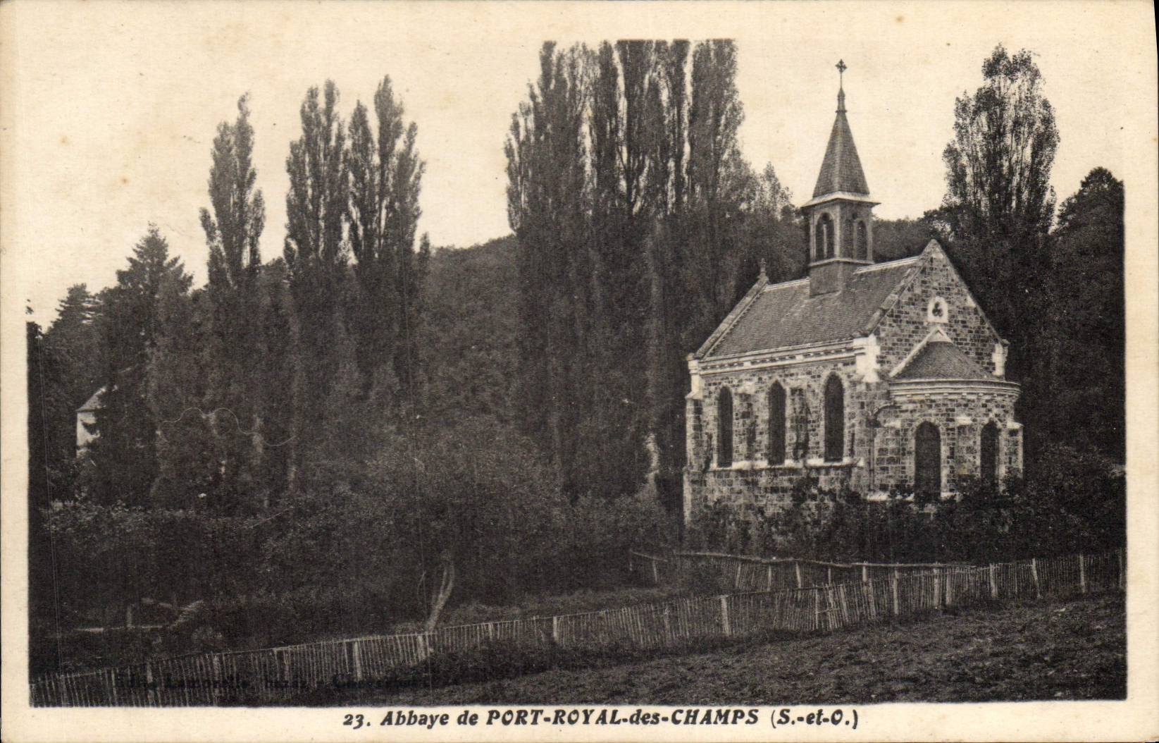 CPA Abbaye de Port Royal des Champs S et O