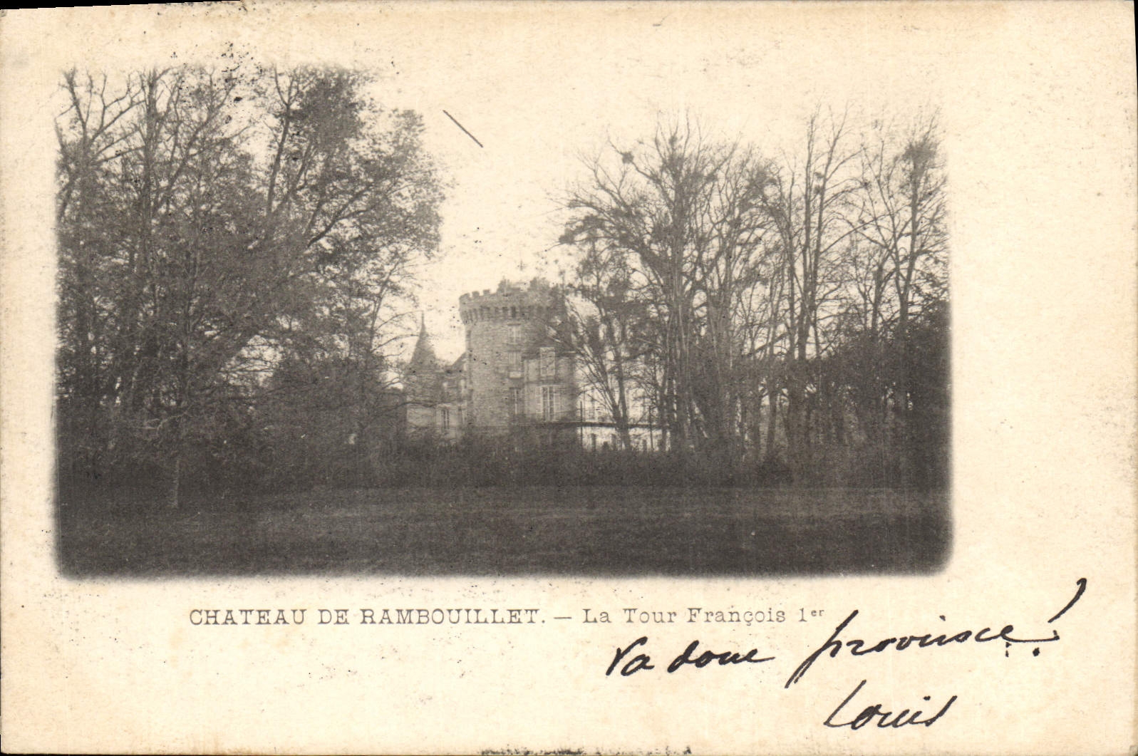 CPA Chateau de Rambouillet La Tour Francois 1er