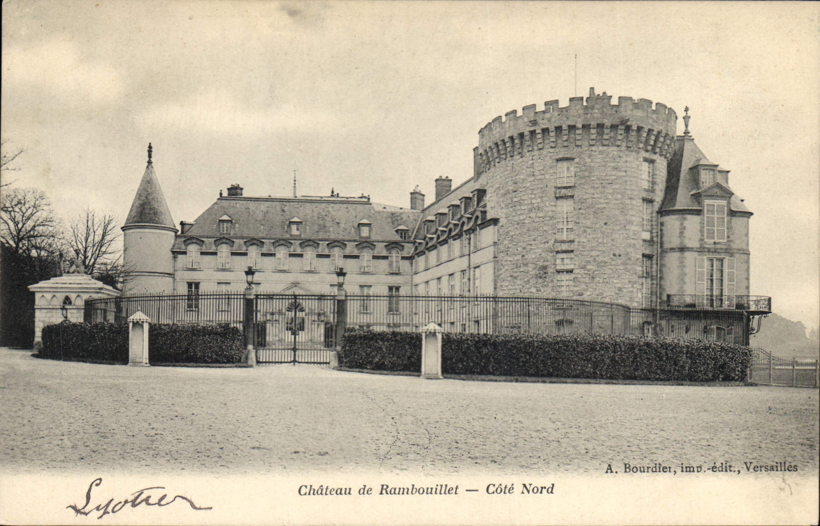 CPA Chateau de Rambouillet Cote Nord