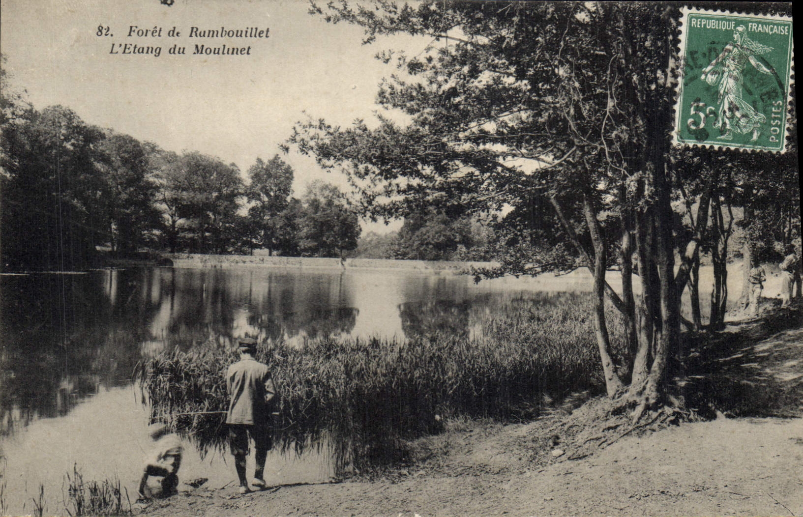 CPA Foret de Rambouillet L'Etang du Moulinet 