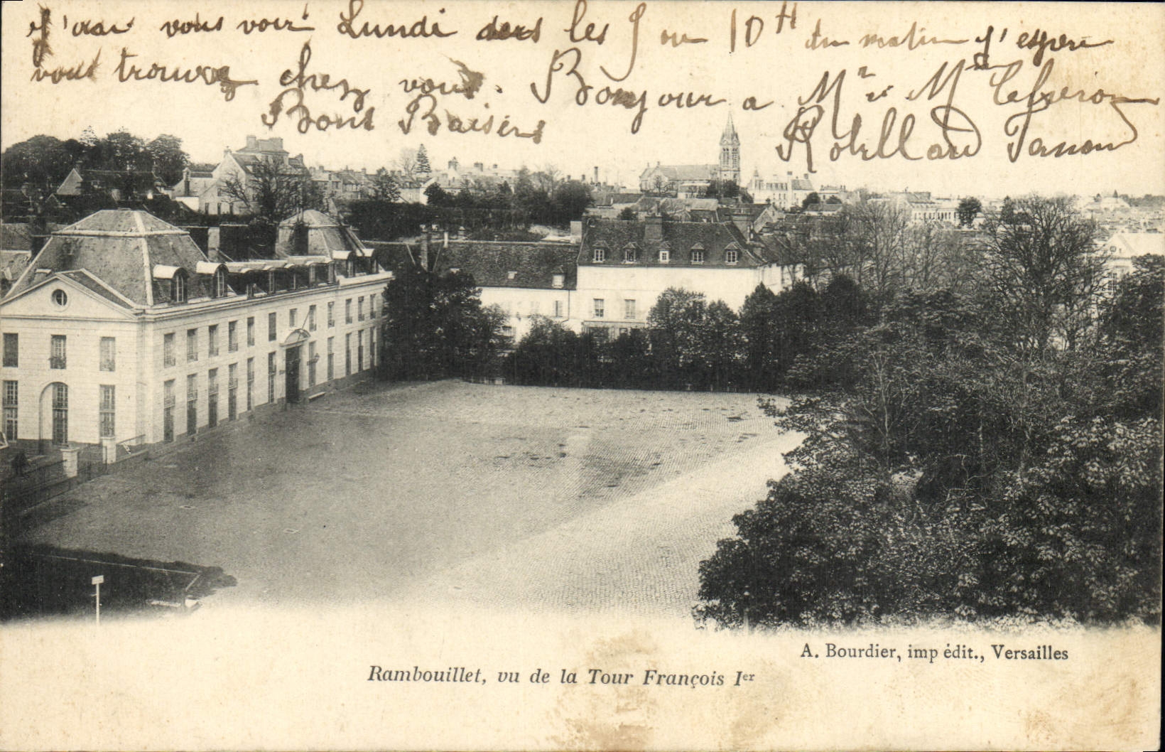 CPA Rambouillet vu de la Tour Francois 1er 