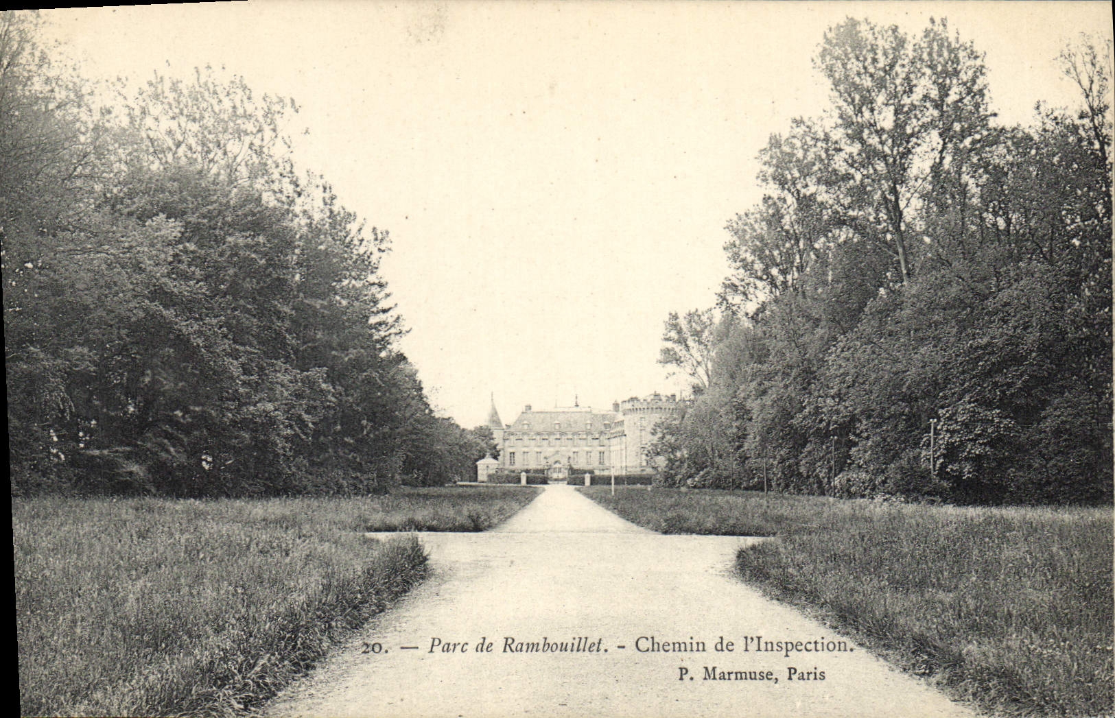 CPA Parc de Rambouillet Chemin de l'Inspection