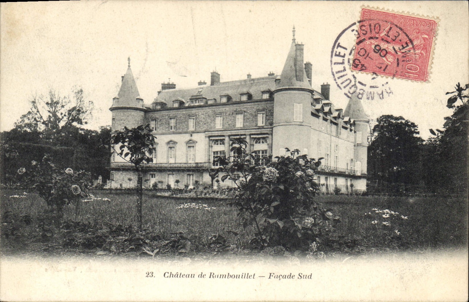 CPA Chateau de Rambouillet Facade Sud
