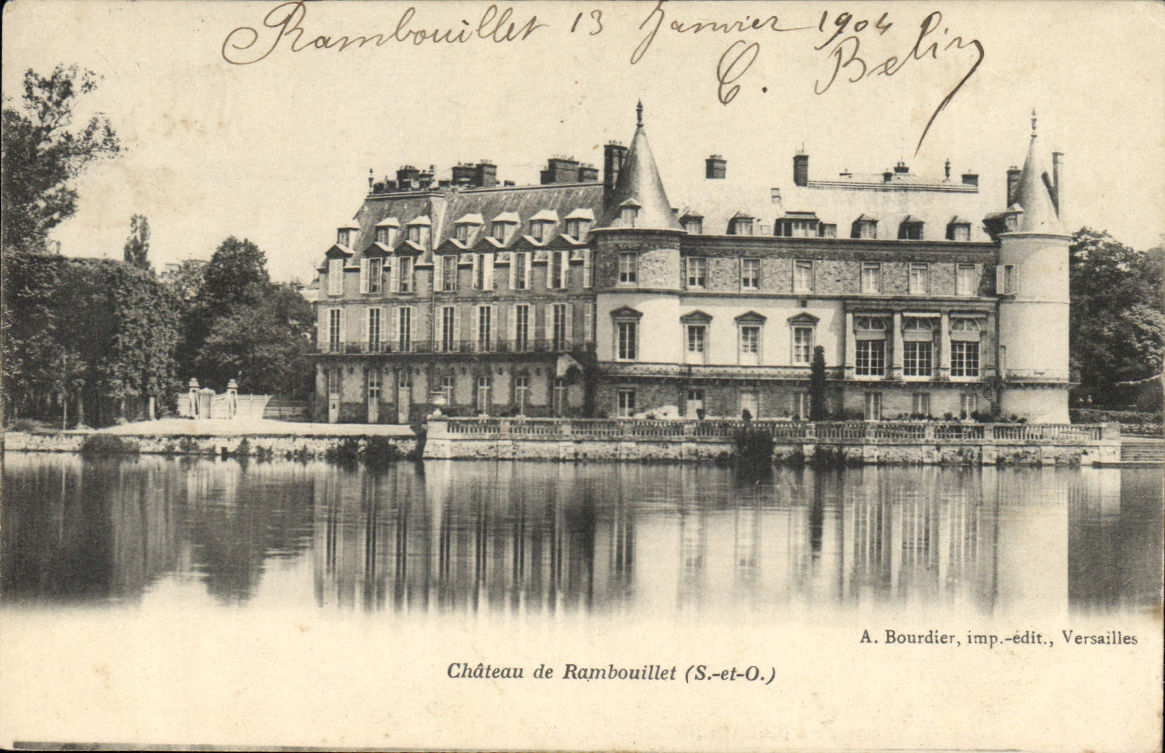 CPA Chateau de Rambouillet S et O 